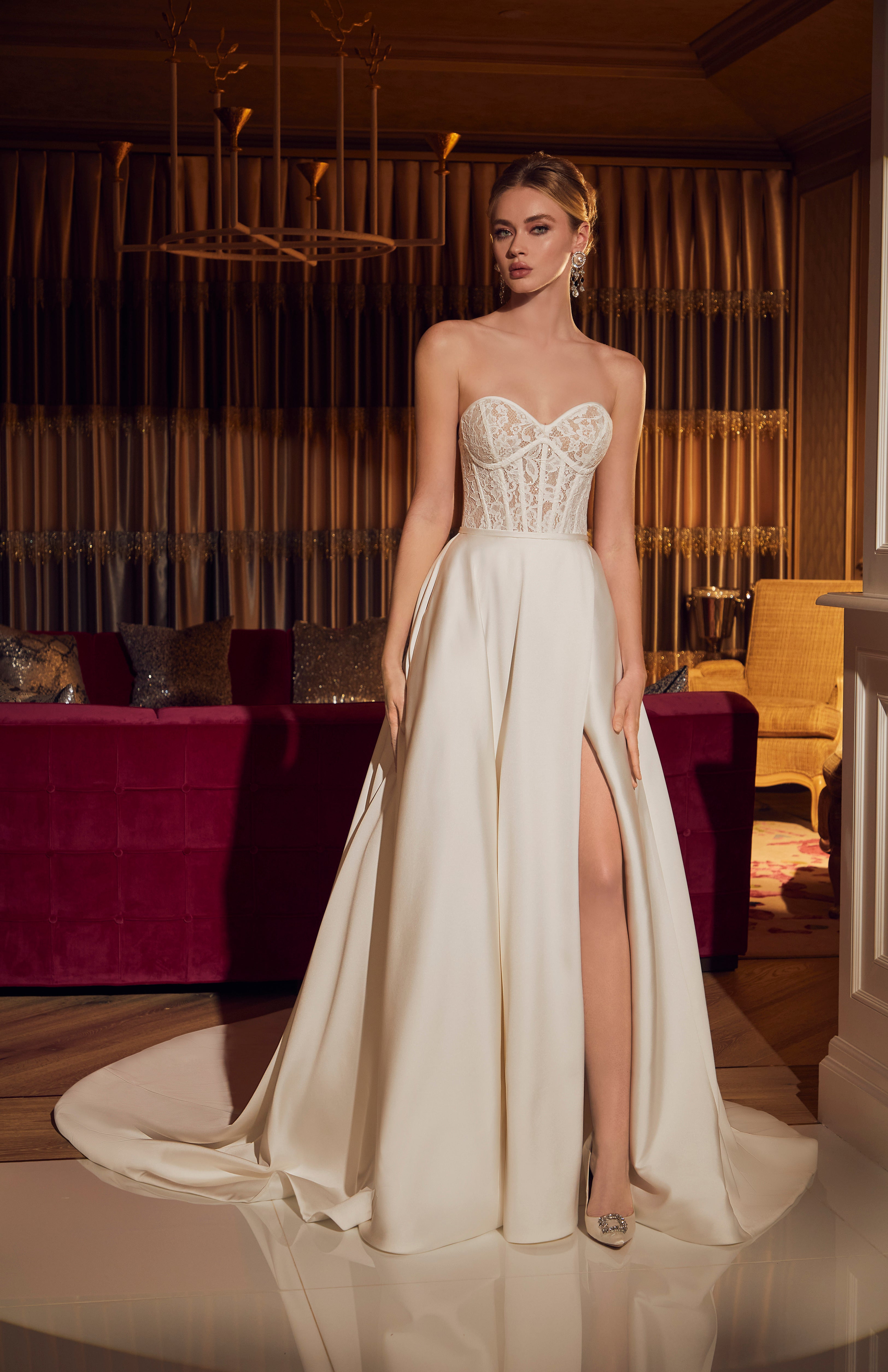 Tiffany Wedding Dress Amore Gowns 15070-0356
