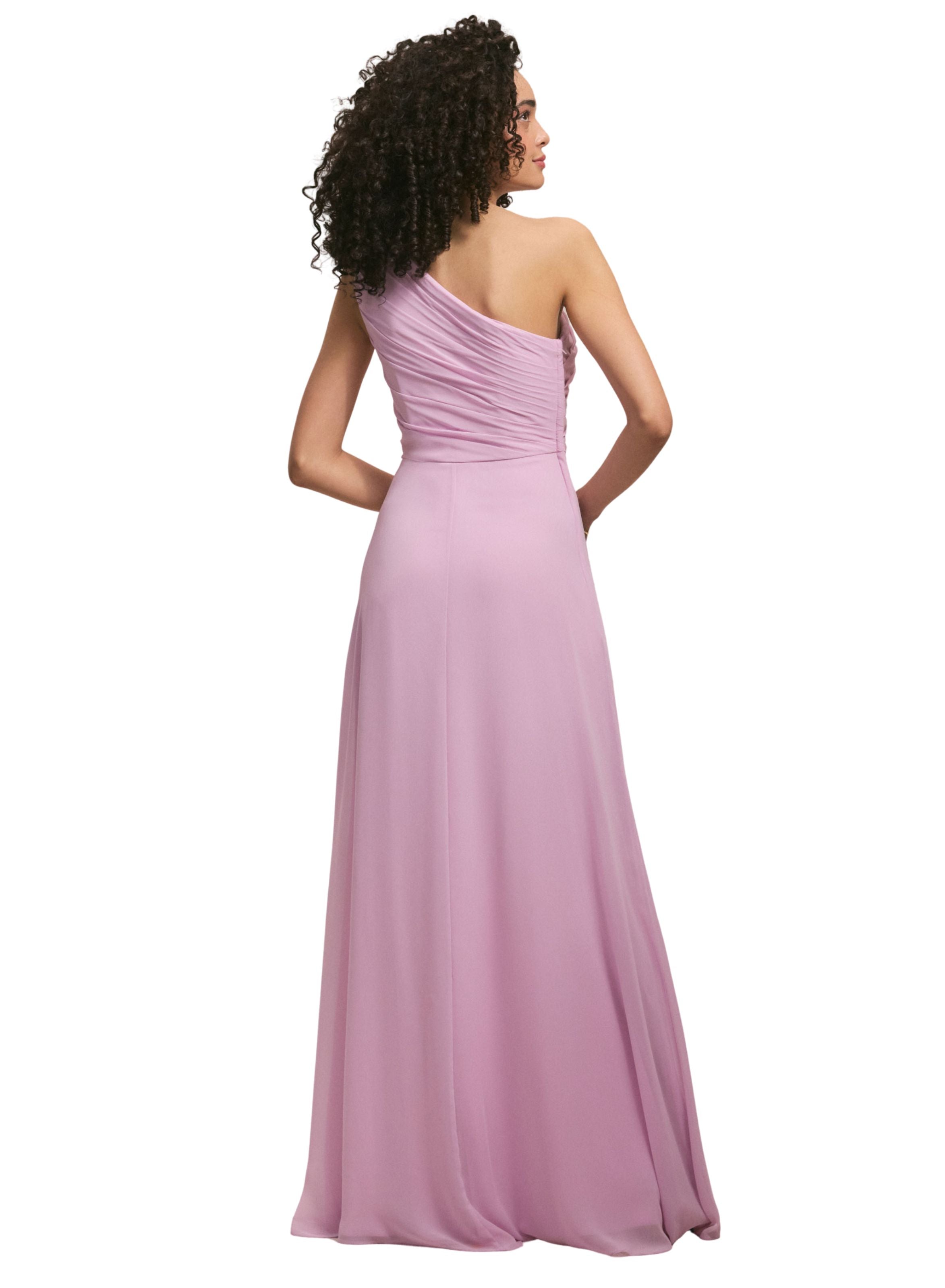 One Shoulder Chiffon Bridesmaid Dress with Skirt Slit Amore Gowns 15_279951d7-88c4-499b-80e4-3354ba1c8abf