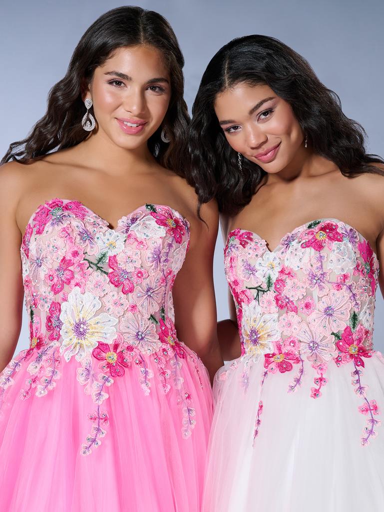 16142 Amore Gowns 16142_Pink-Multi_White-Multi-769x1024