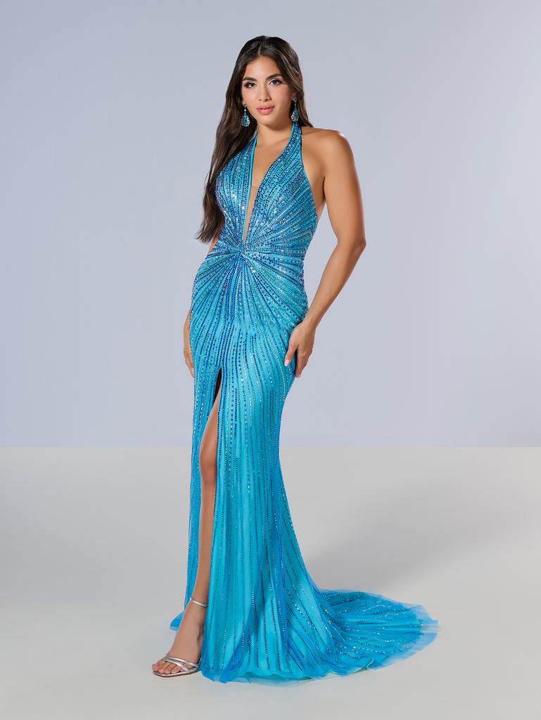 16205 Amore Gowns 16205_Turquoise_1-769x1024