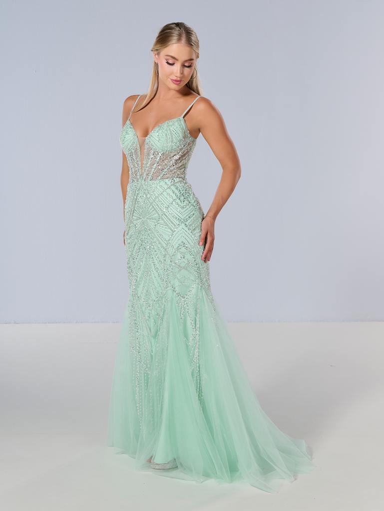 16218 Amore Gowns 16218_Mint_1-769x1024
