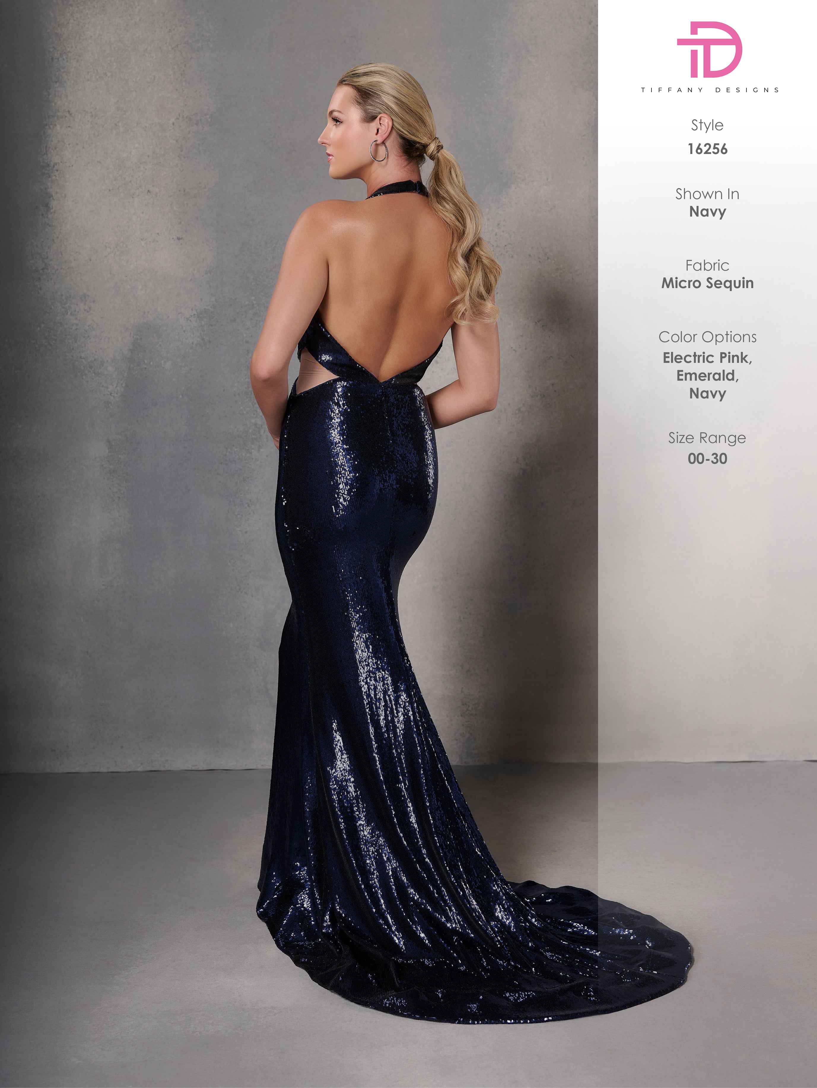 16256 Amore Gowns 16256_13_Navy
