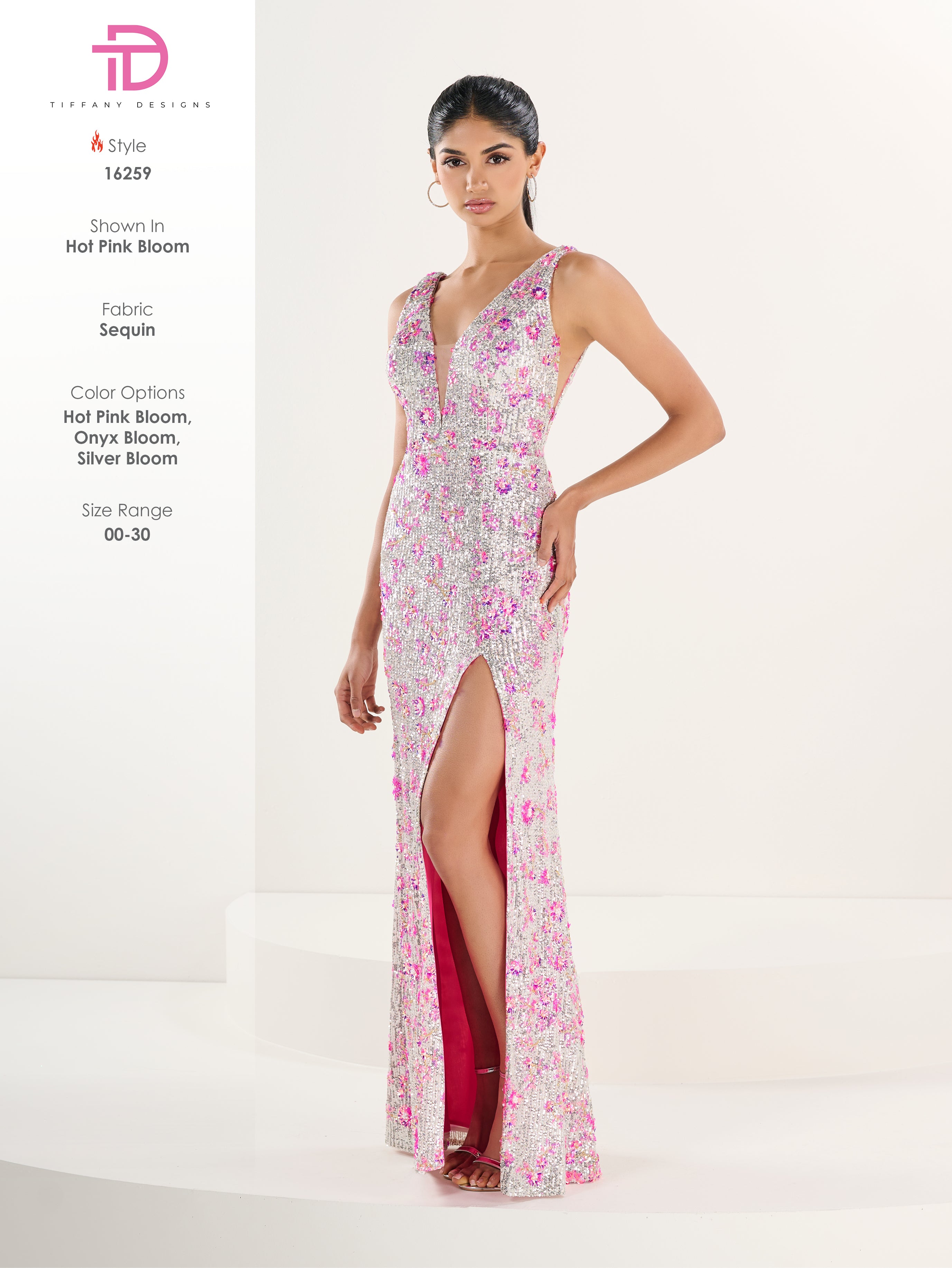 16259 Amore Gowns 16259_22_HotPinkBloom