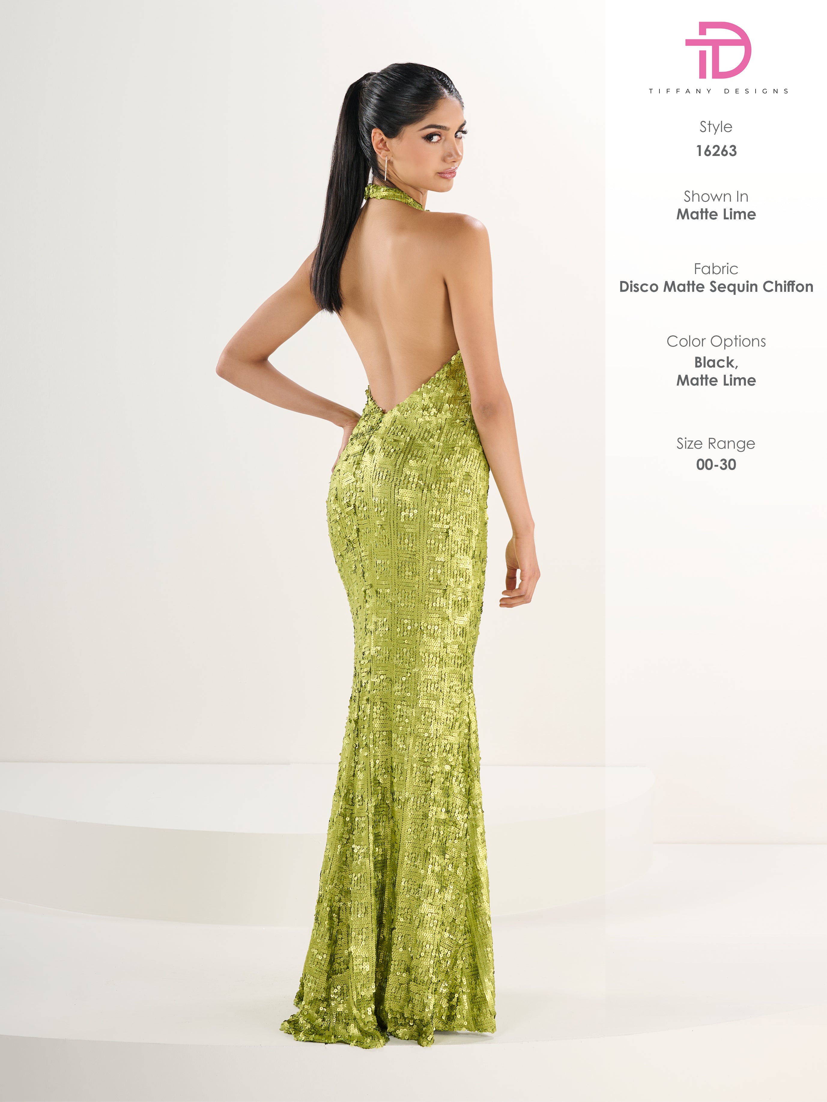 16263 Amore Gowns 16263_34_MatteLime