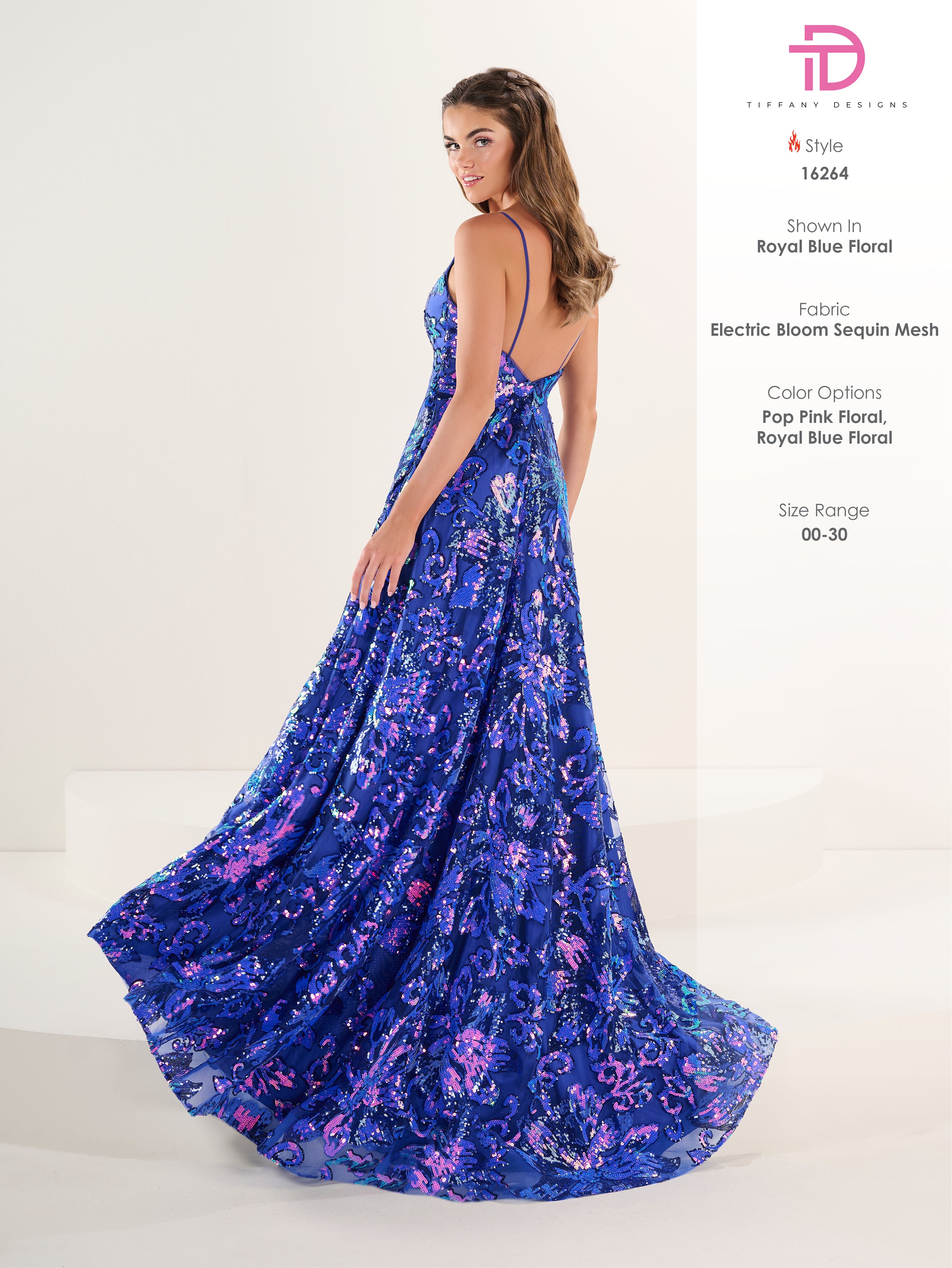 16264 Amore Gowns 16264_36_RoyalBlueFloral
