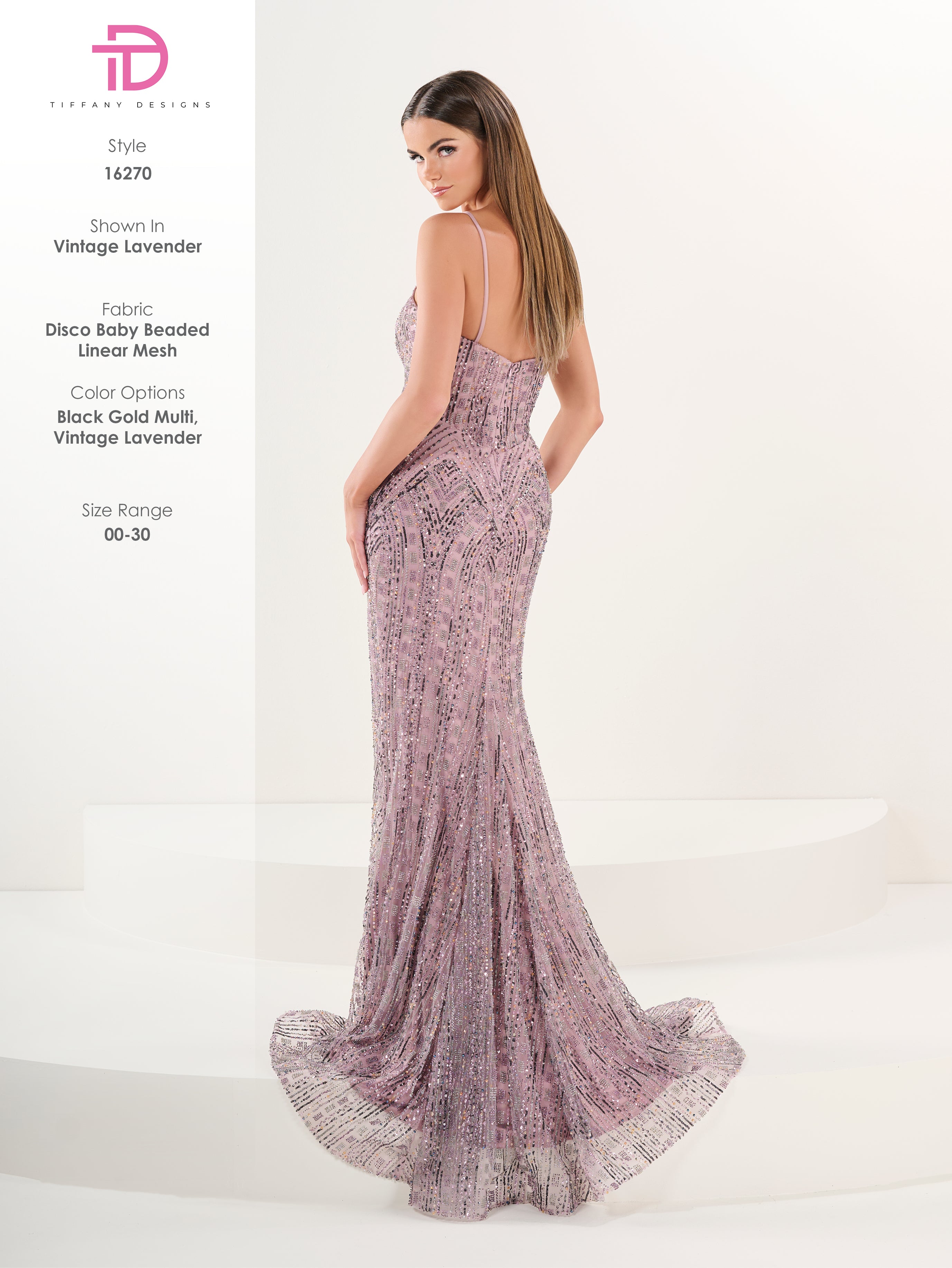 16270 Amore Gowns 16270_53_BlackGoldMulti