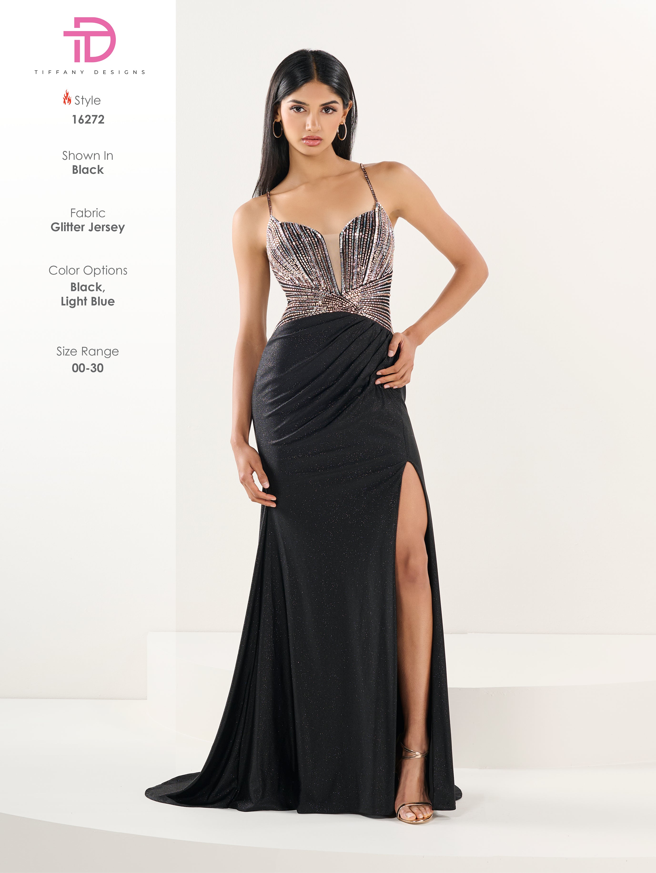 16272 Amore Gowns 16272_59_Black