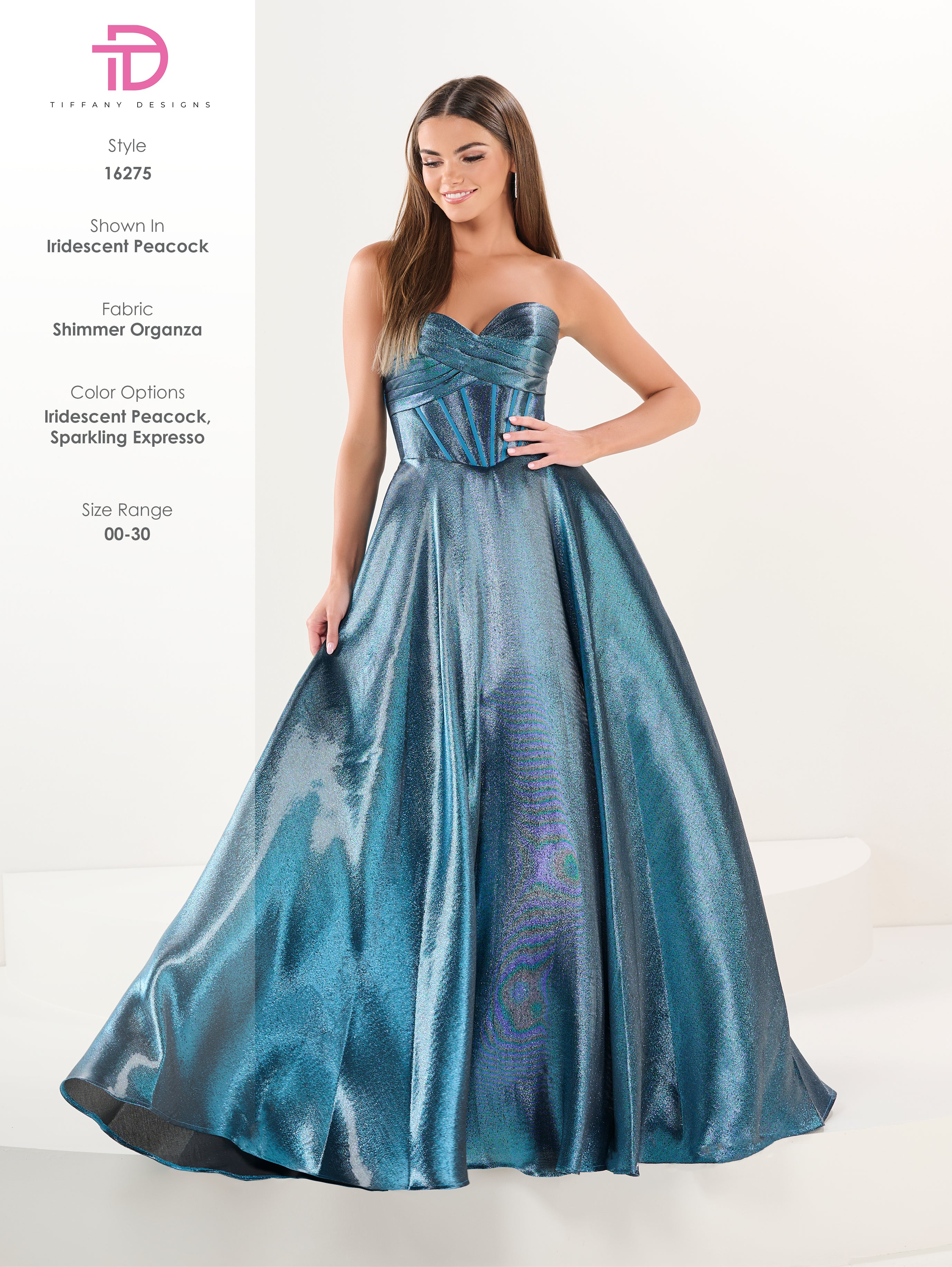 16275 Amore Gowns 16275_68_IridescentPeacock