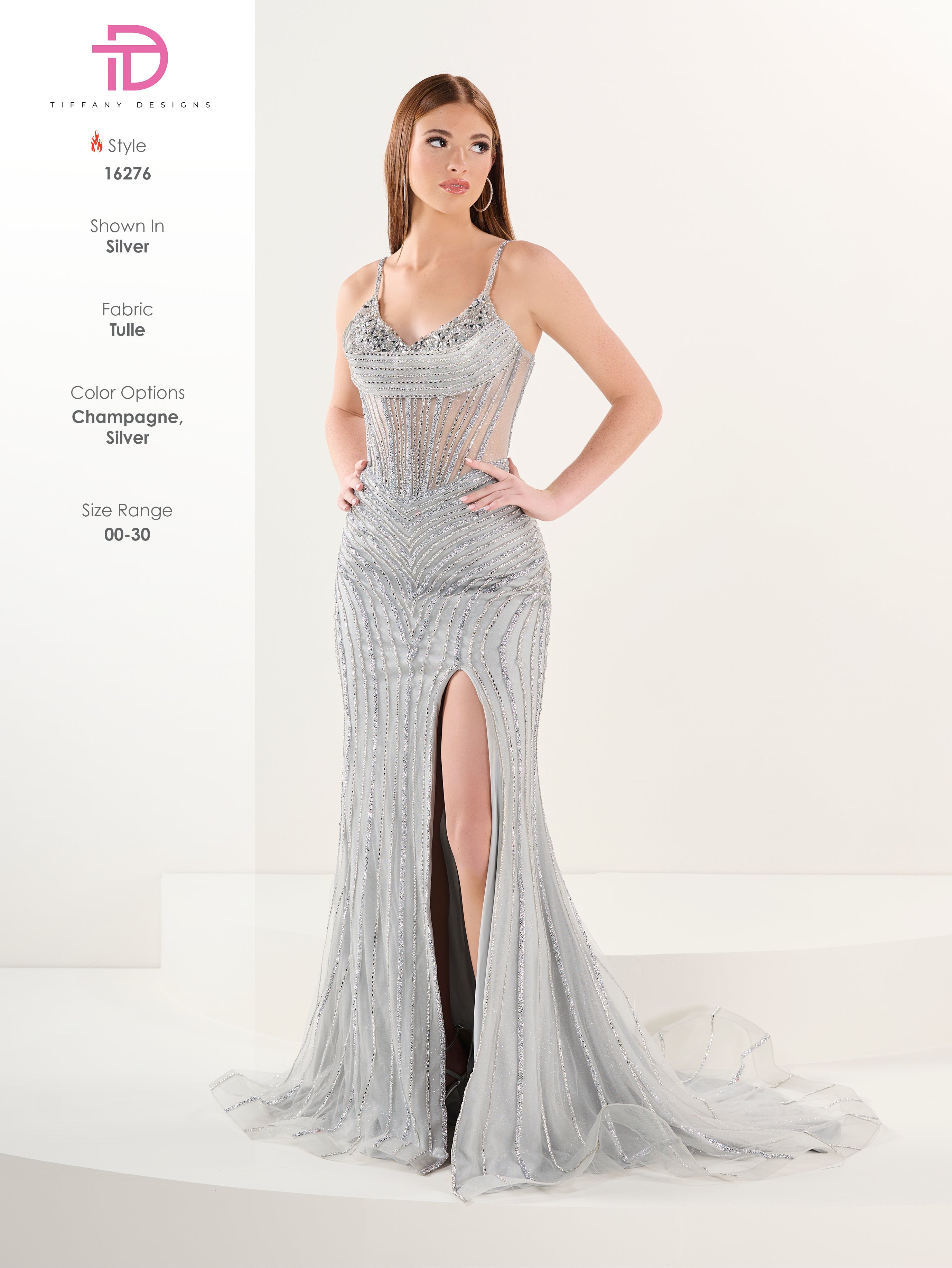 16276 Amore Gowns 16276_72_Silver