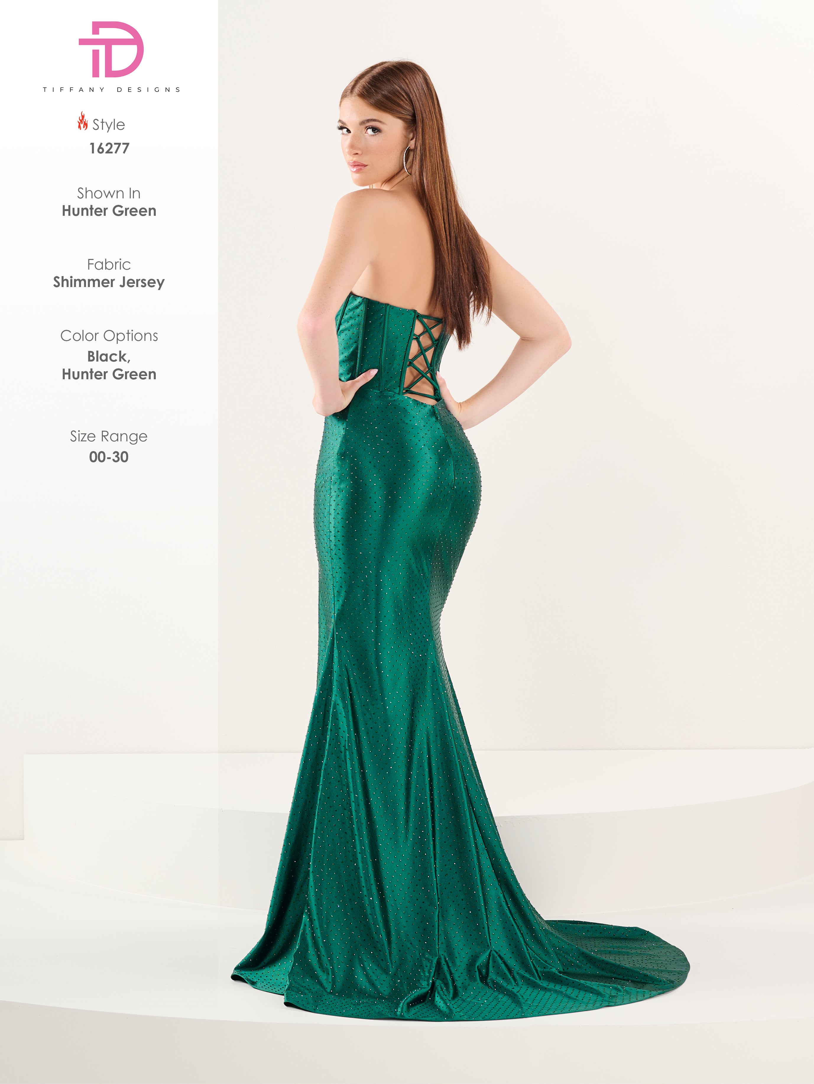 16277 Amore Gowns 16277_74_HunterGreen