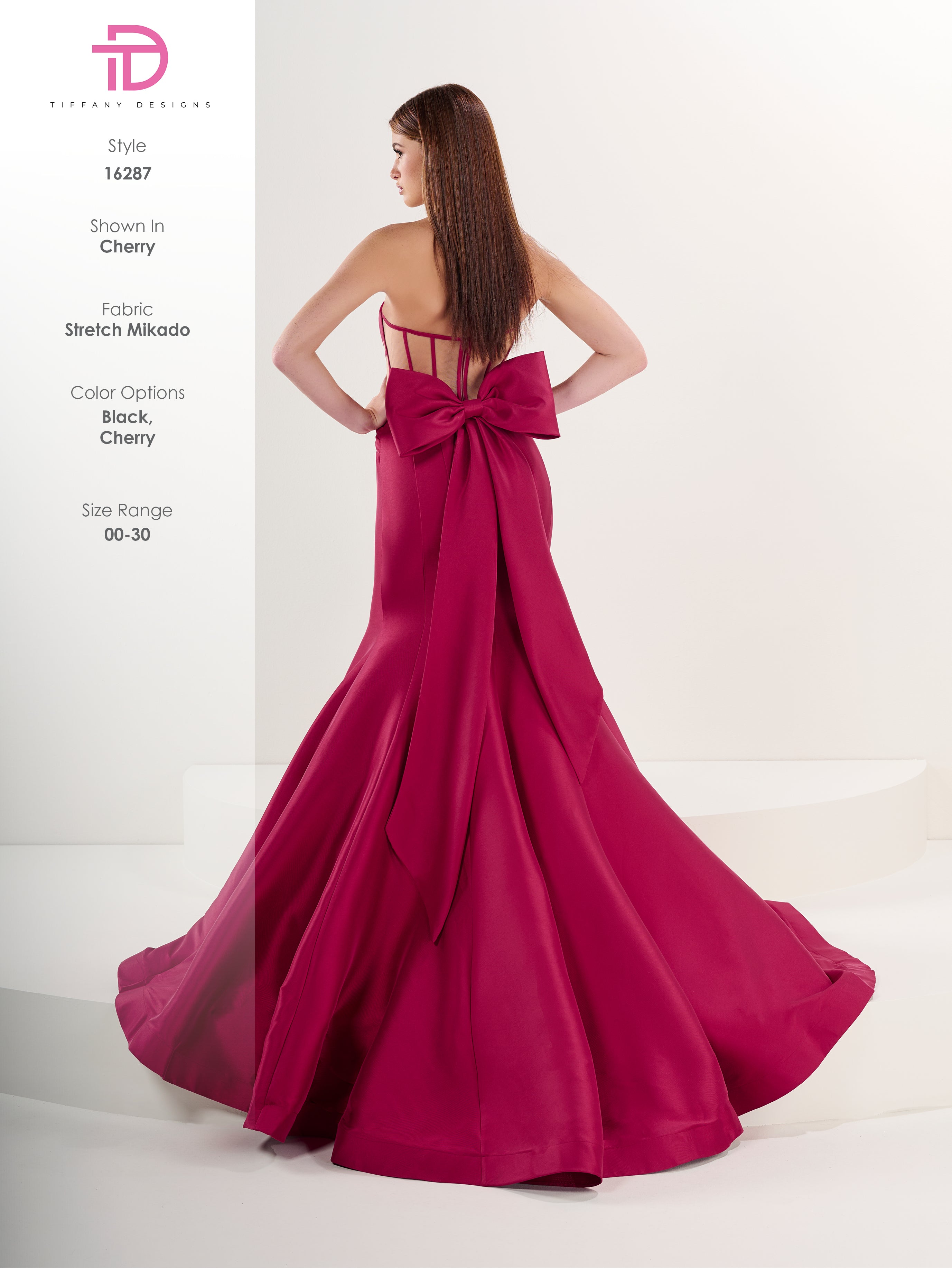 16287 Amore Gowns 16287_106_Cherry