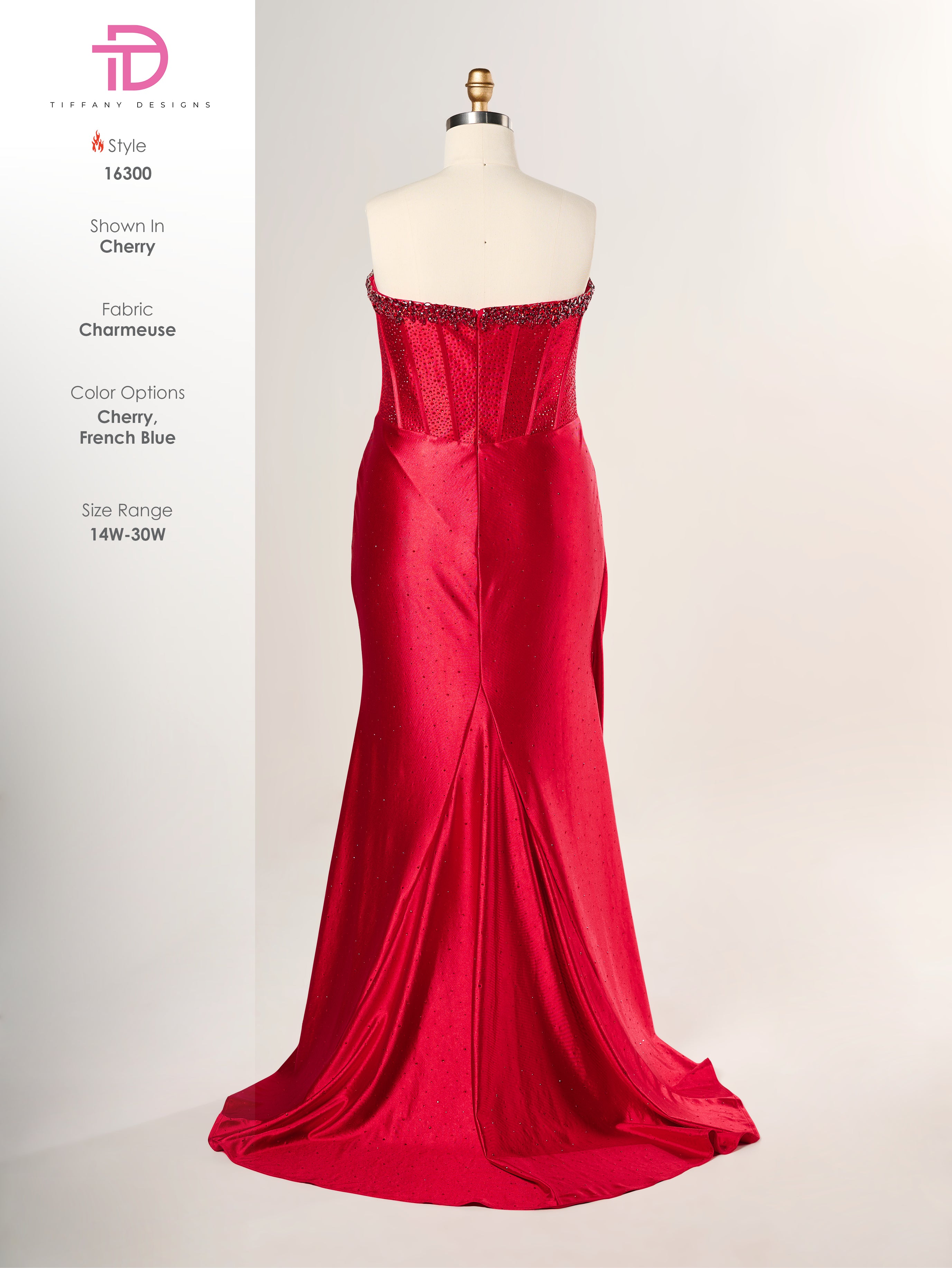 16300 Amore Gowns 16300_138_Cherry