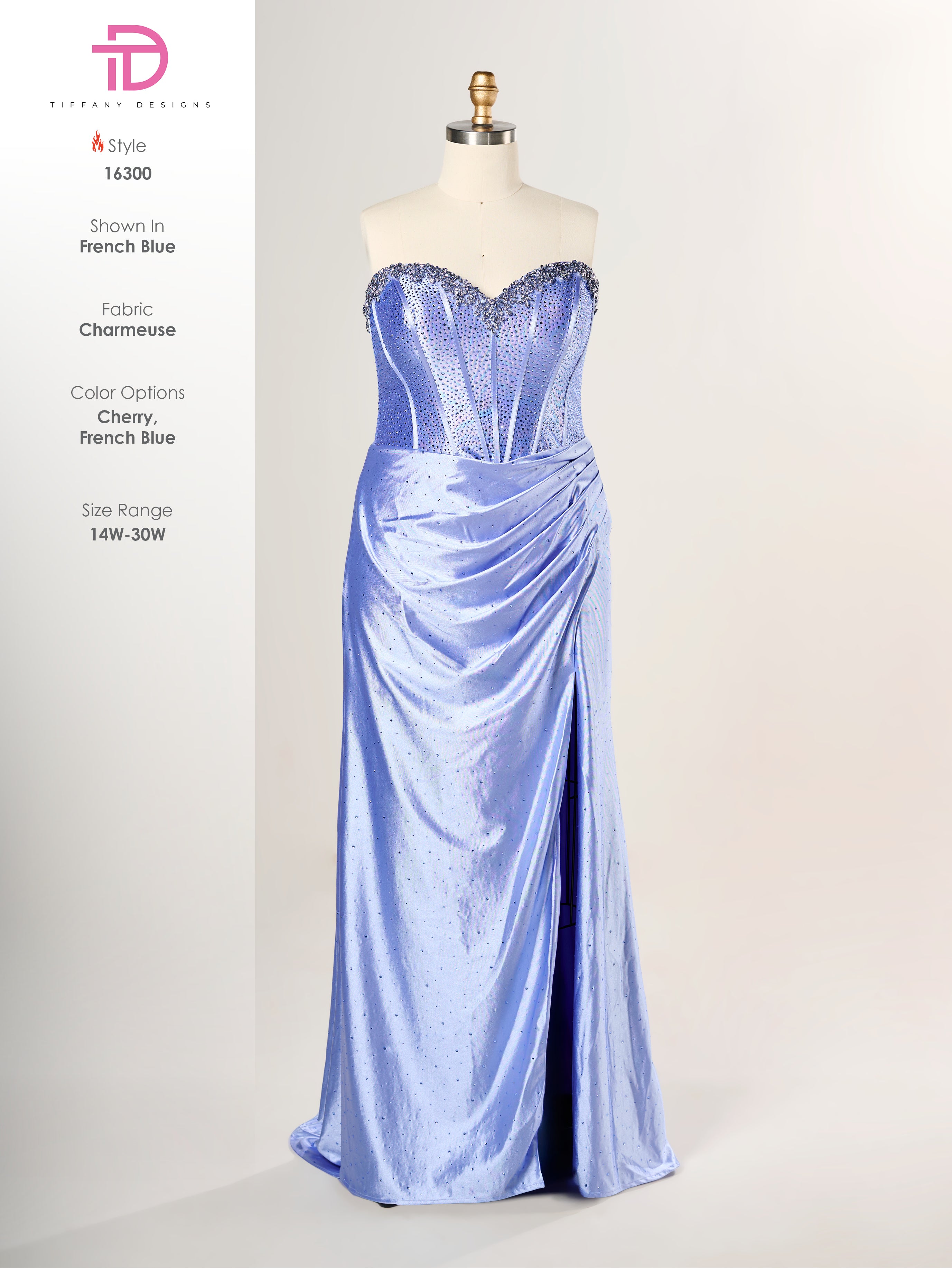 16300 Amore Gowns 16300_139_FrenchBlue