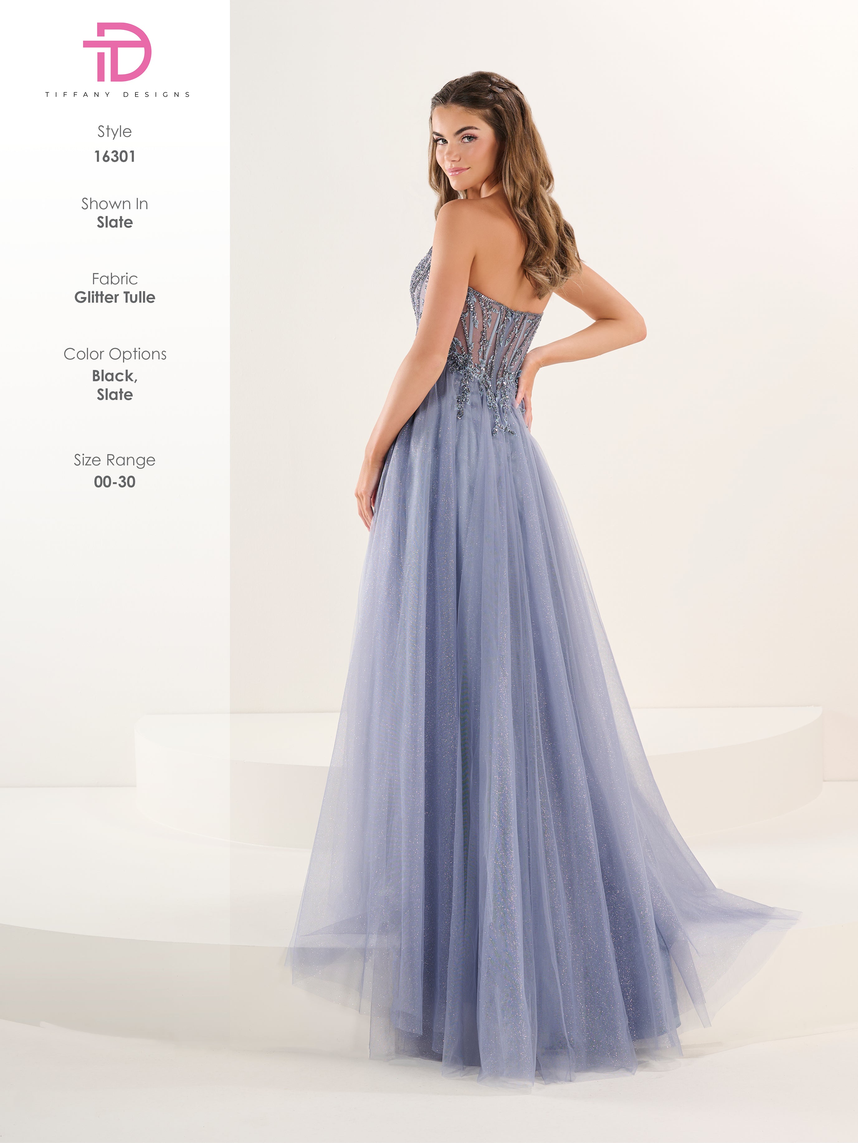 16301 Amore Gowns 16301_142_Slate