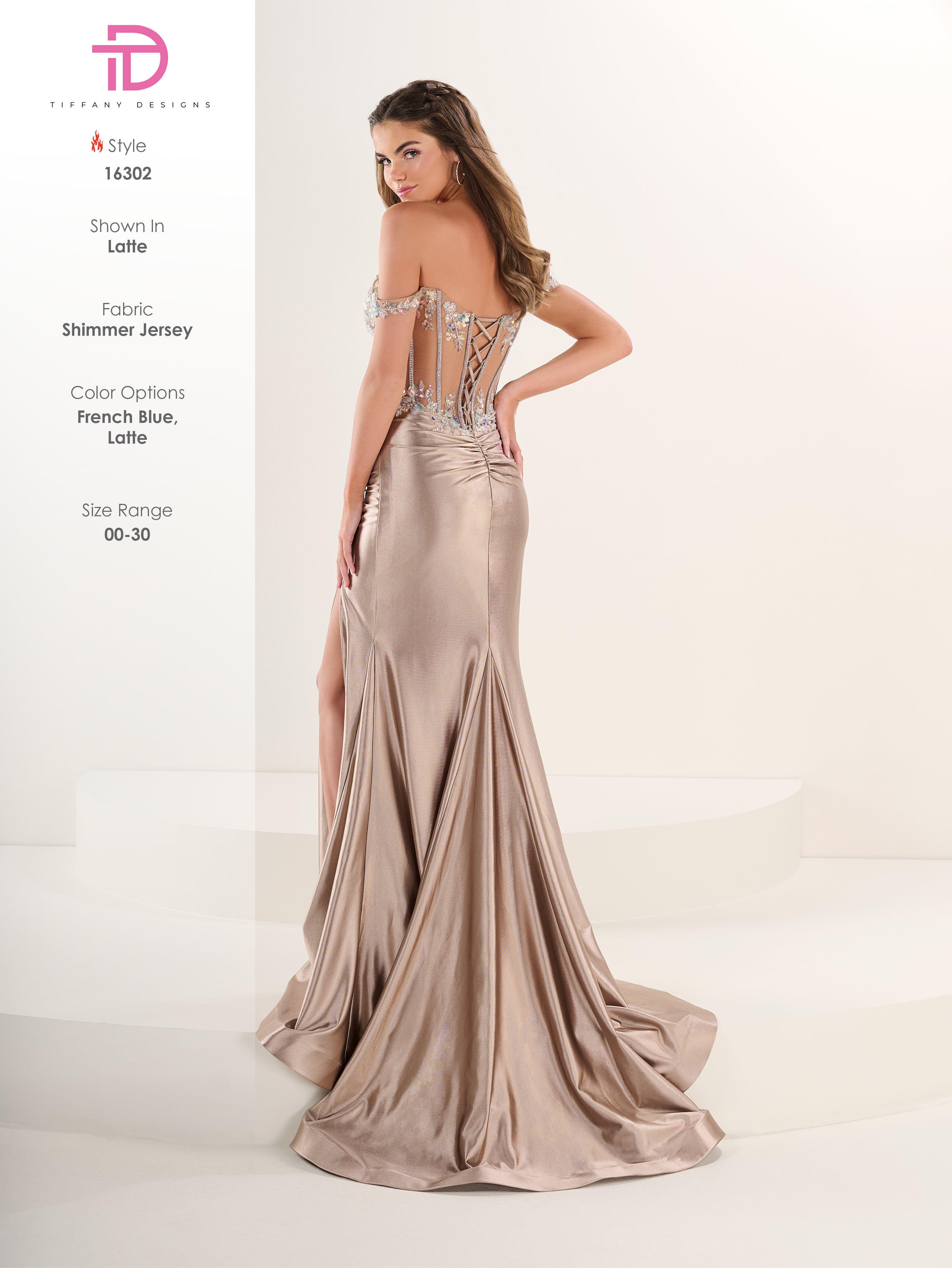 16302 Amore Gowns 16302_144_Latte