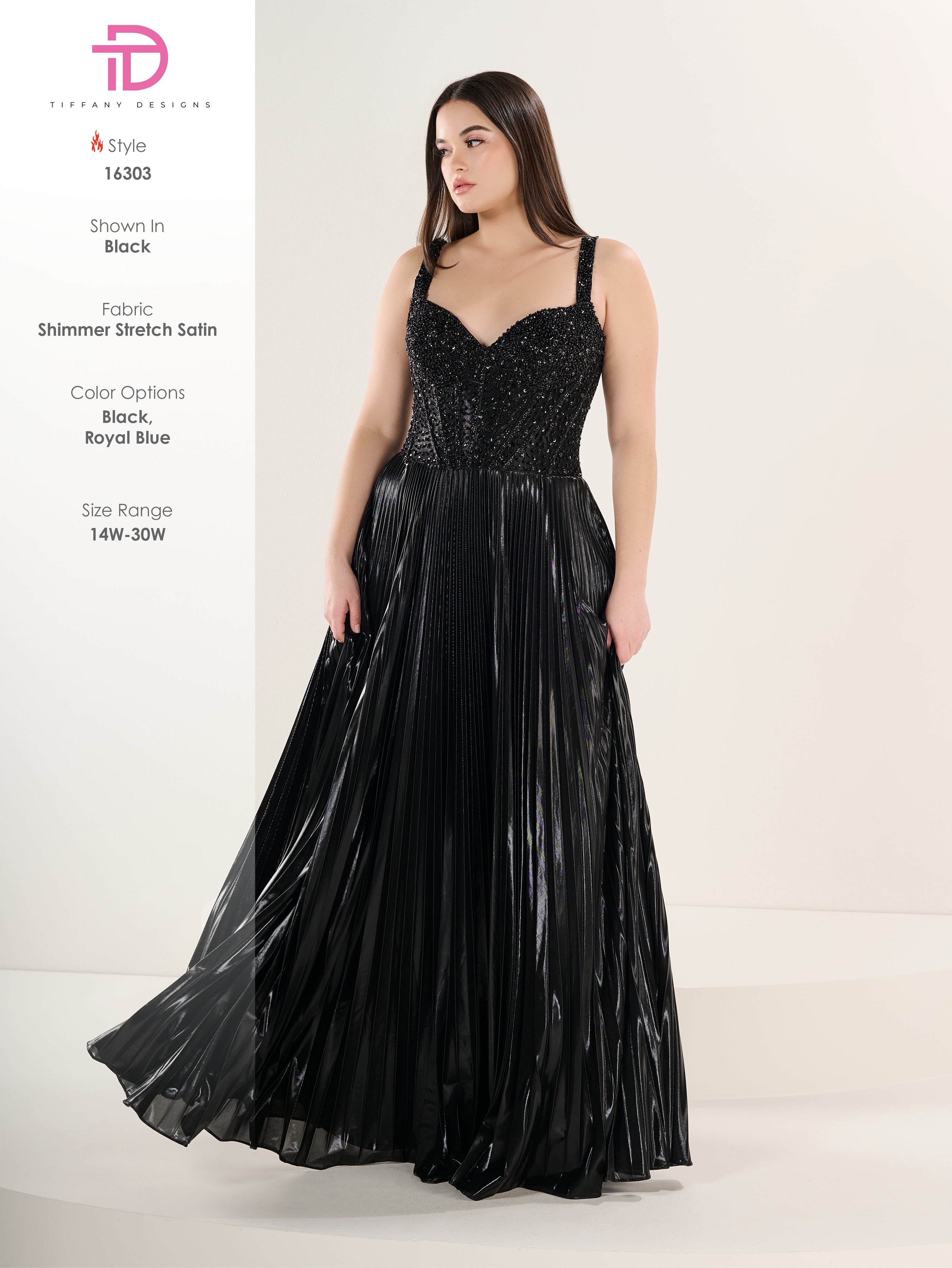 16303 Amore Gowns 16303_148_Black