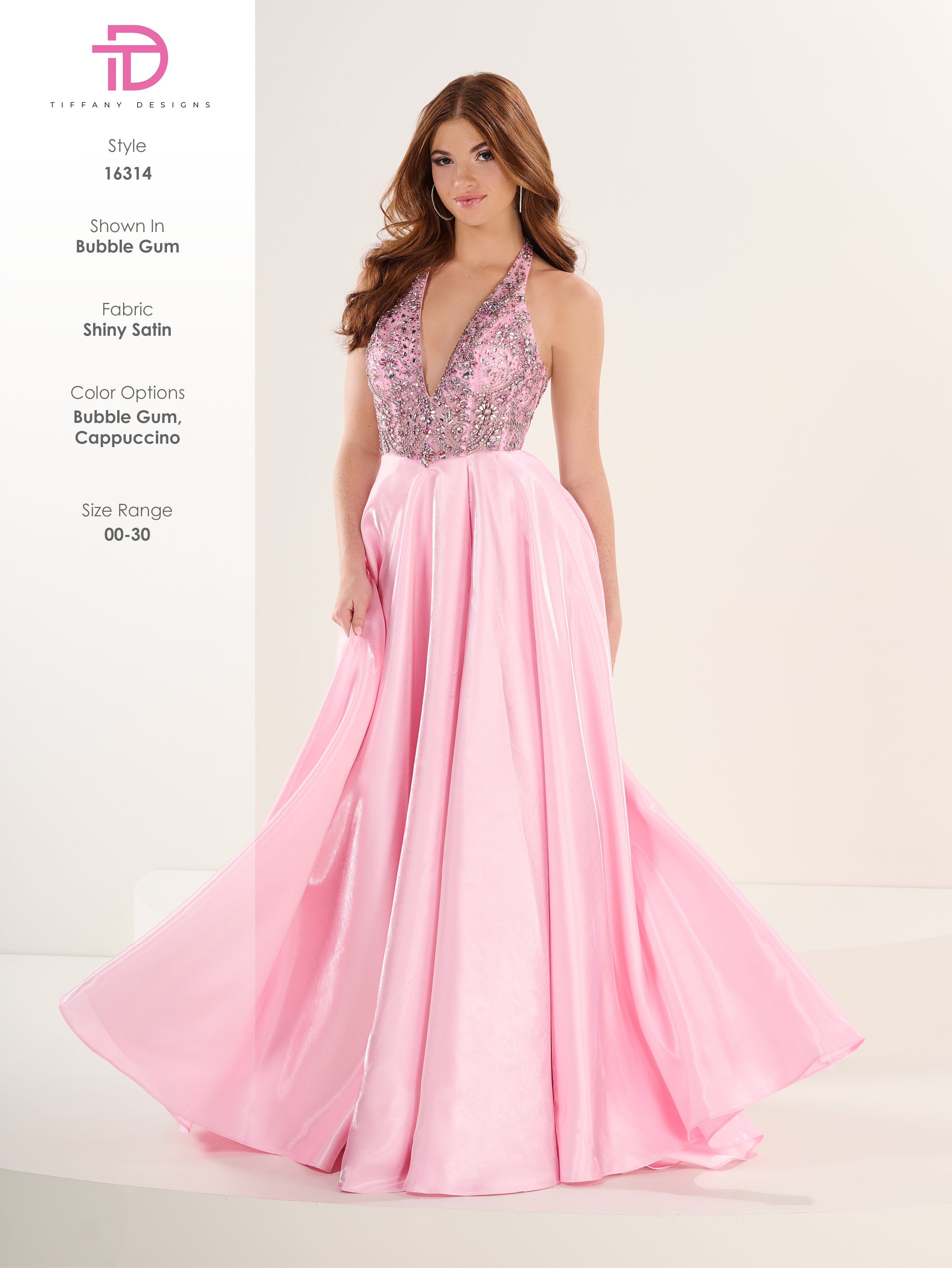16314 Amore Gowns 16314_178_BubbleGum