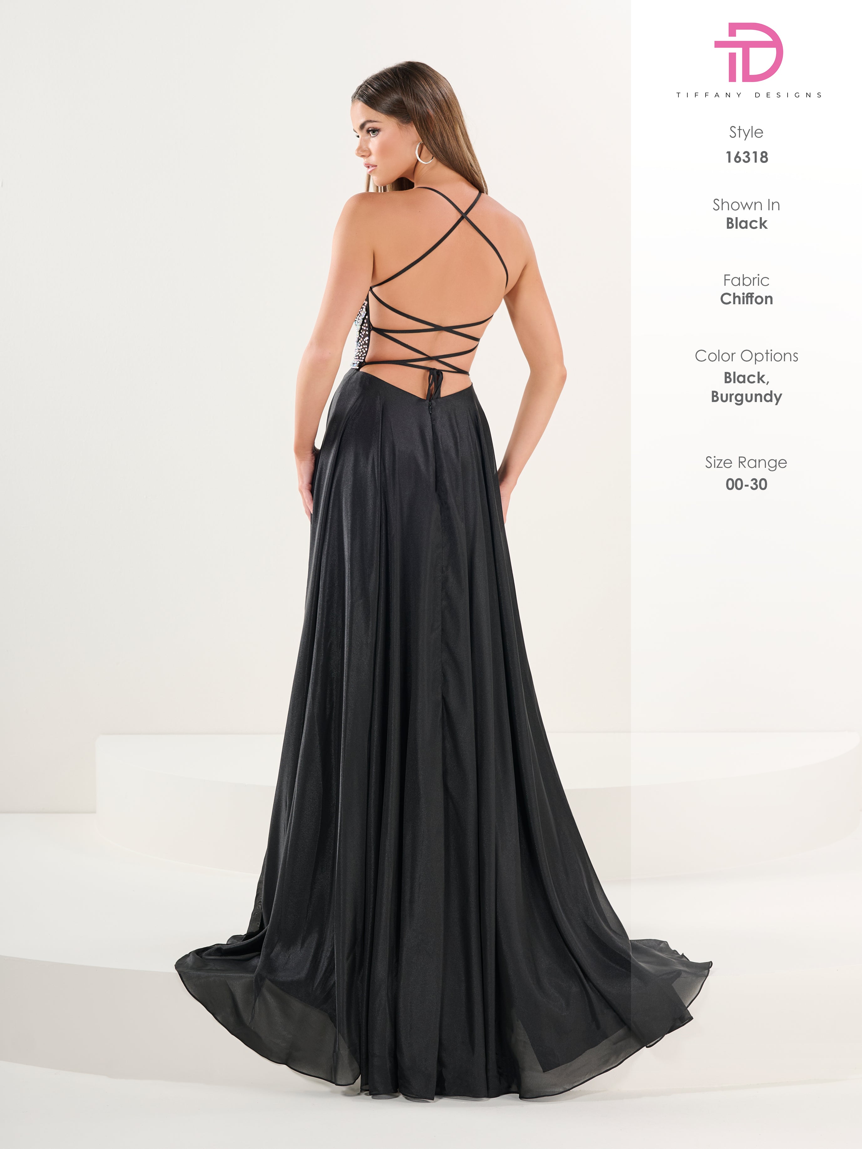 16318 Amore Gowns 16318_185_Black