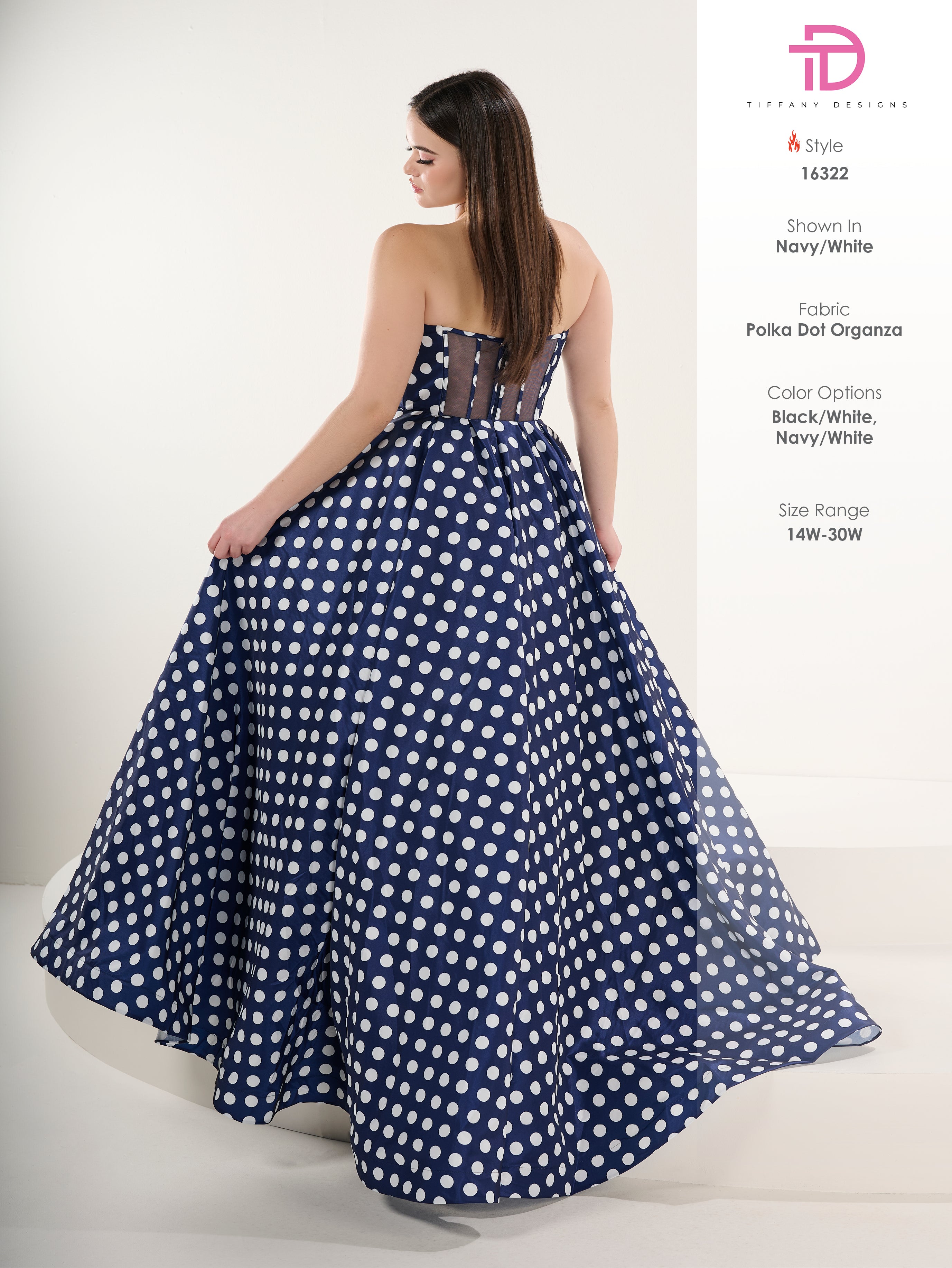 16322 Amore Gowns 16322_197_Navy-White