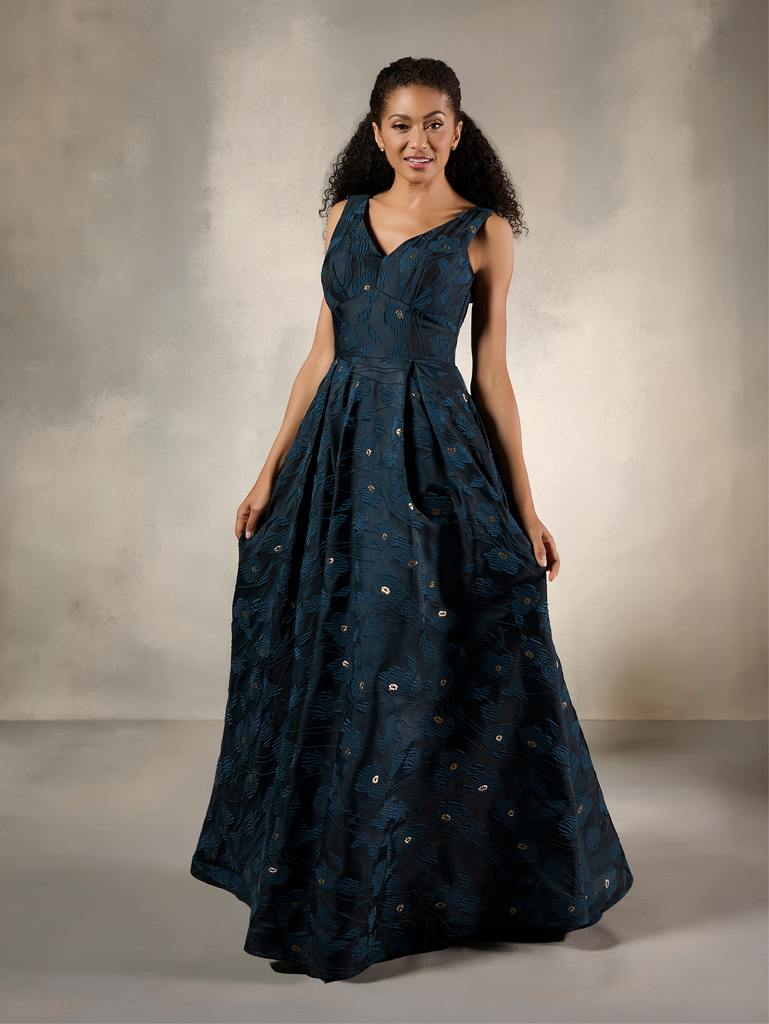 17218 Amore Gowns 17218_2_Navy-Black-769x1024_1
