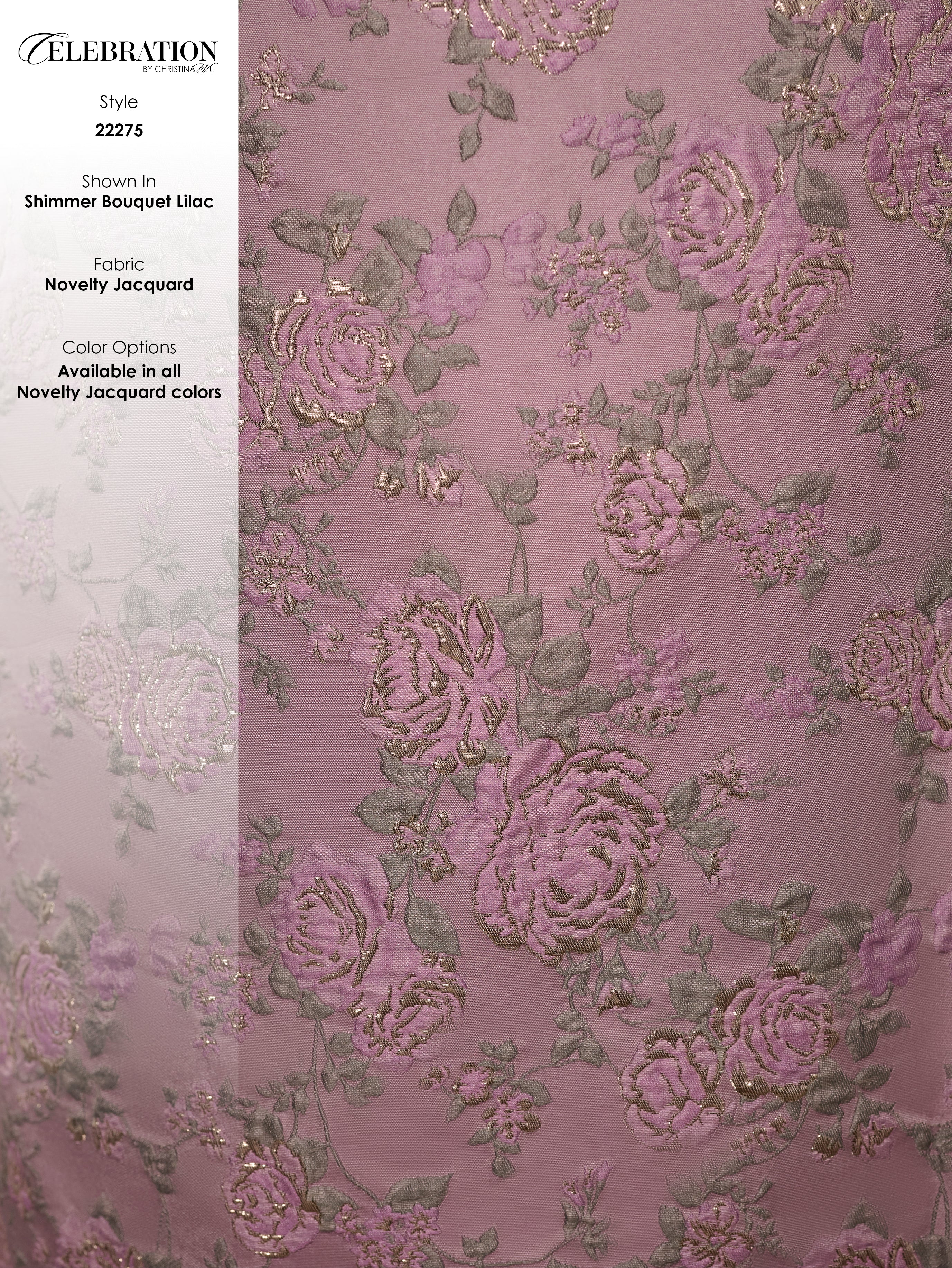 22275 Amore Gowns 22275_3_ShimmerBouquetLilac