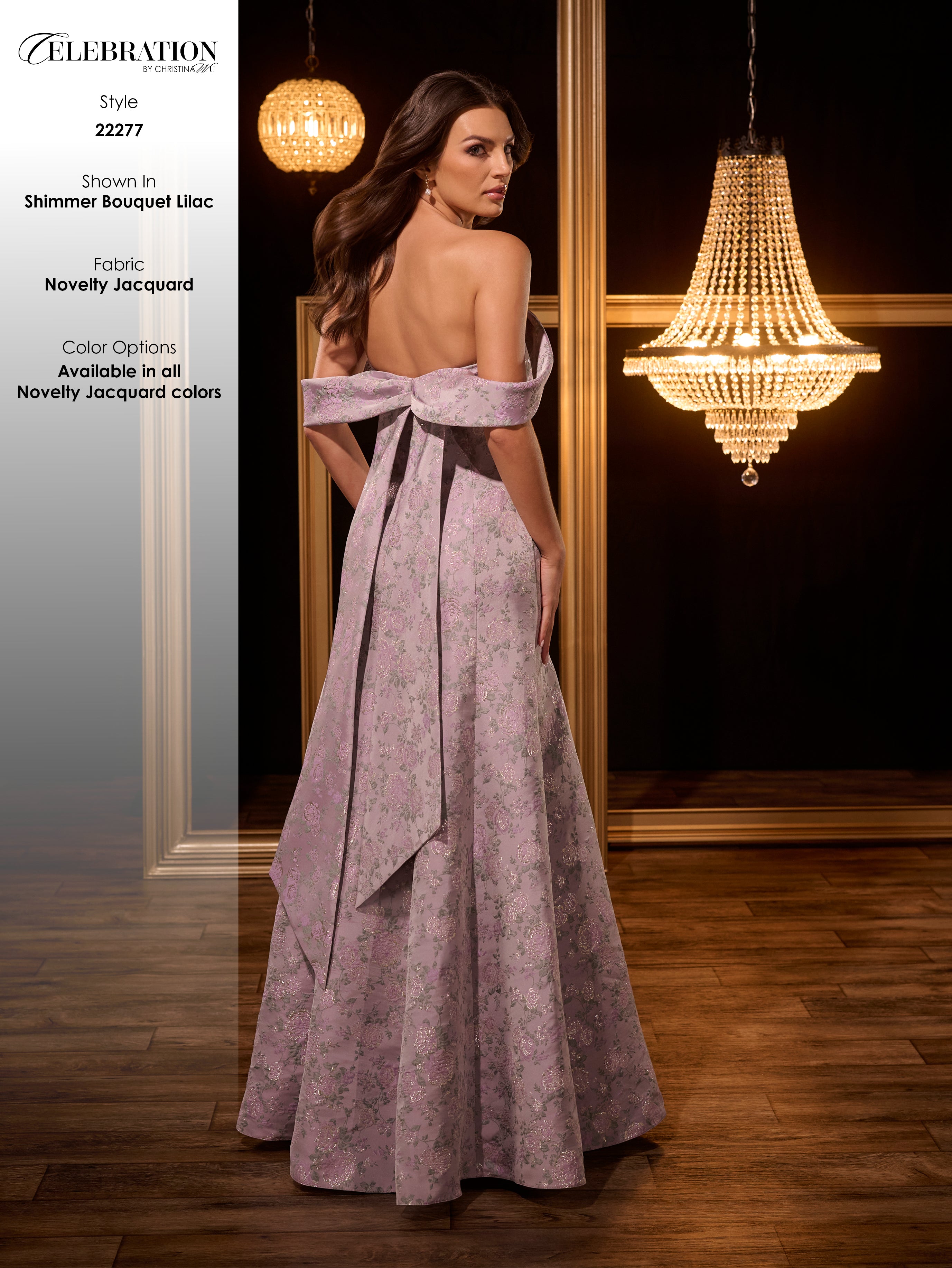 22277 Amore Gowns 22277_9_ShimmerBouquetLilac