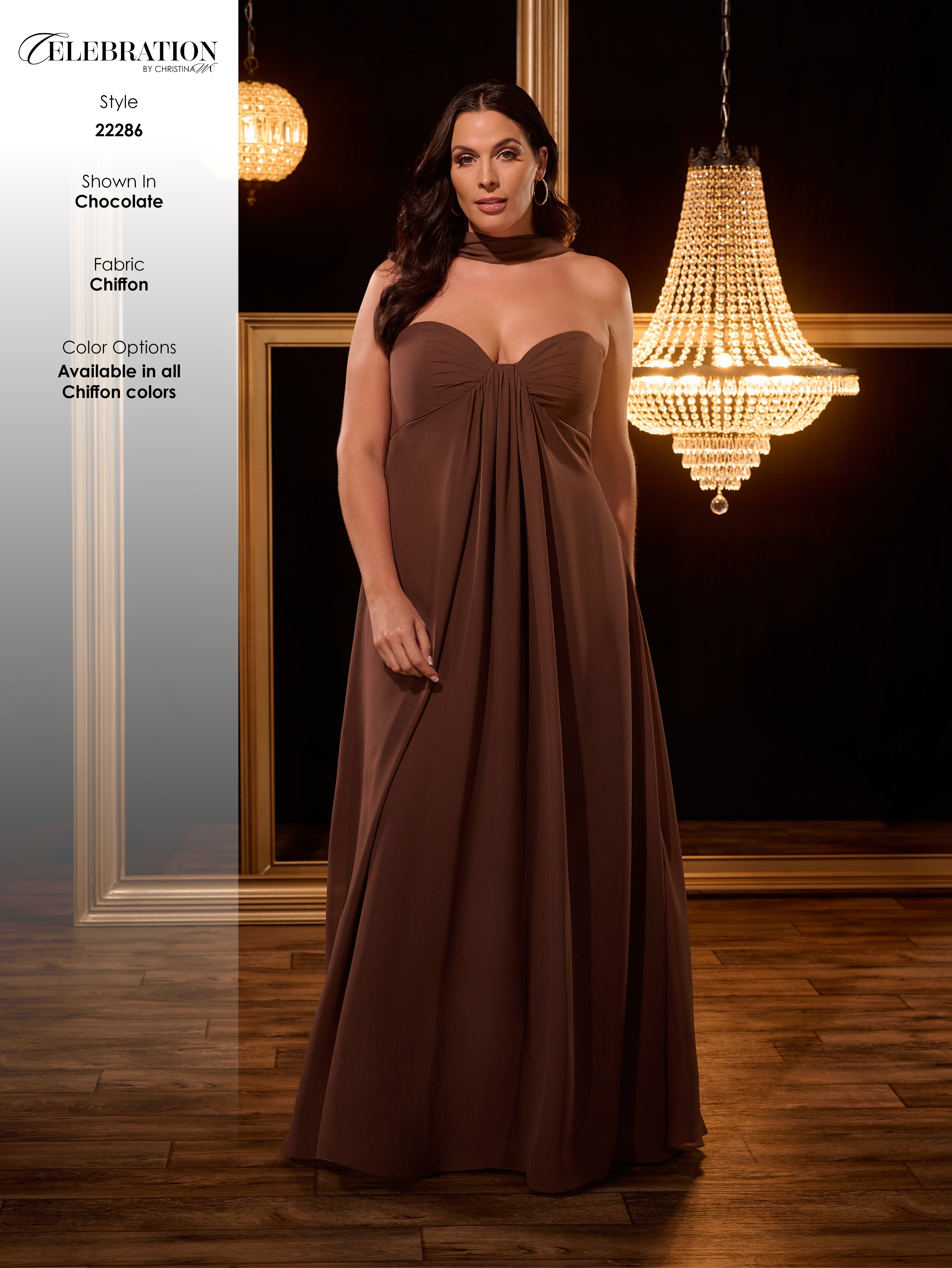 22286 Amore Gowns 22286_37_Chocolate