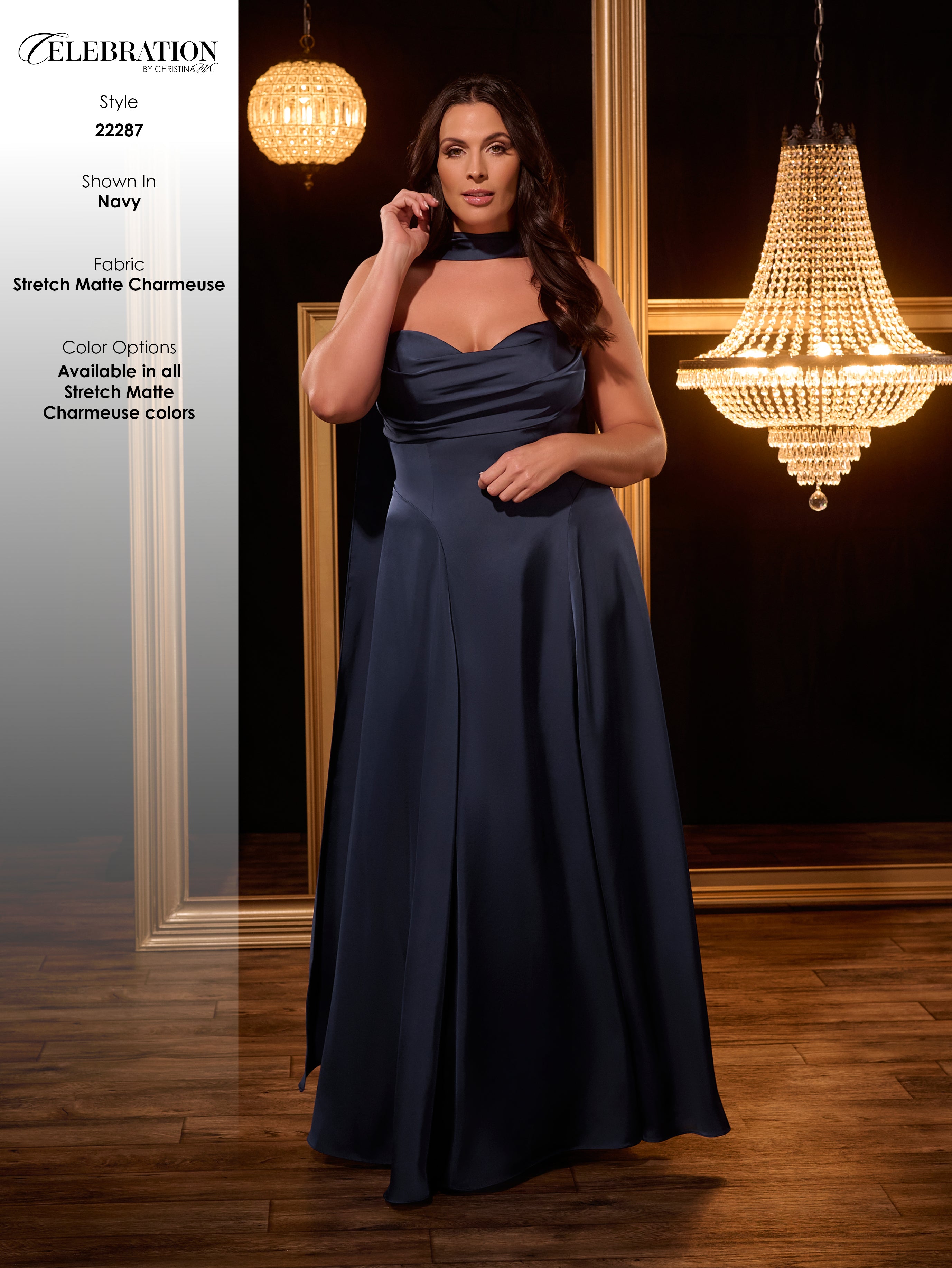 22287 Amore Gowns 22287_41_Navy