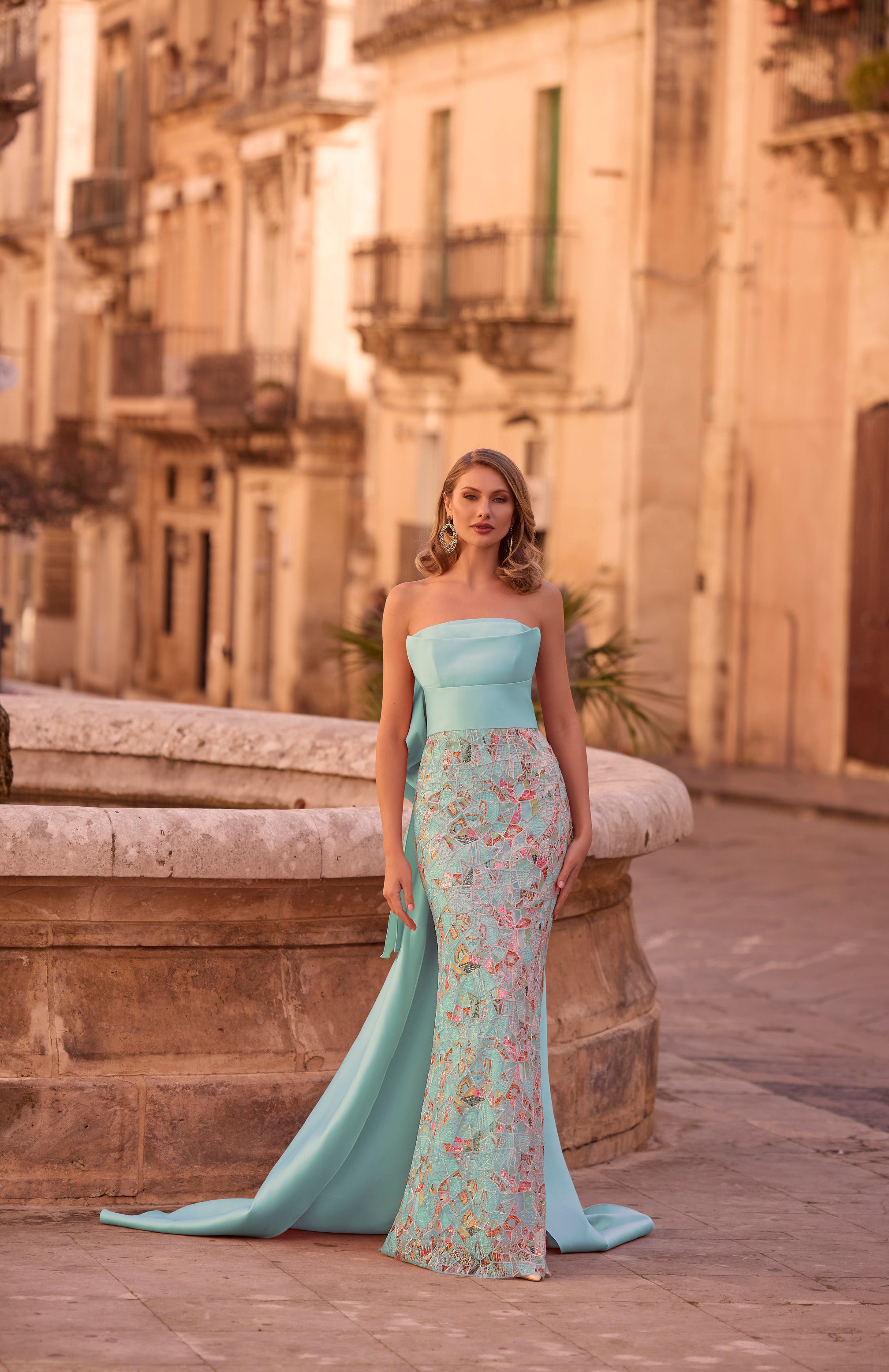 25071 Amore Gowns 25071_Aqua