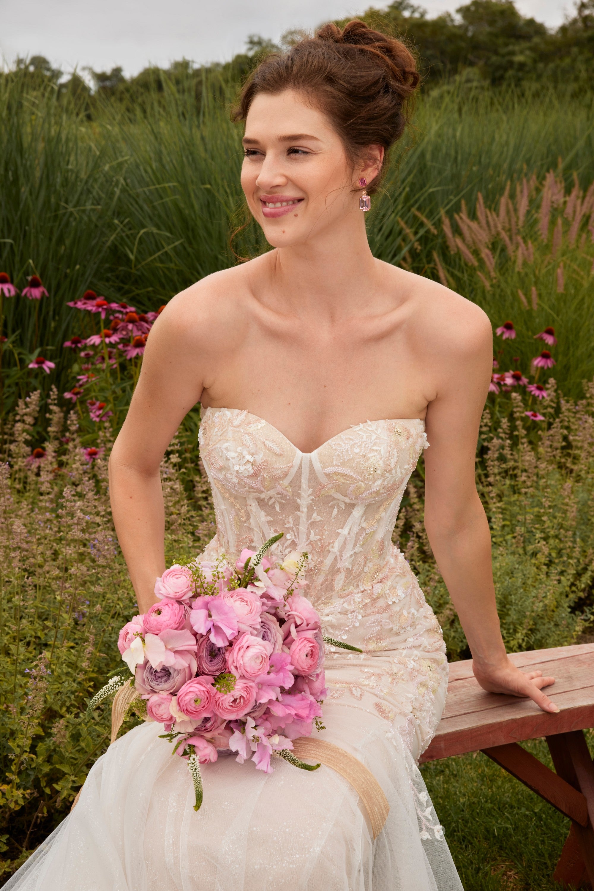 Sia Wedding Dress Morilee 2717_PinkMulti_2737