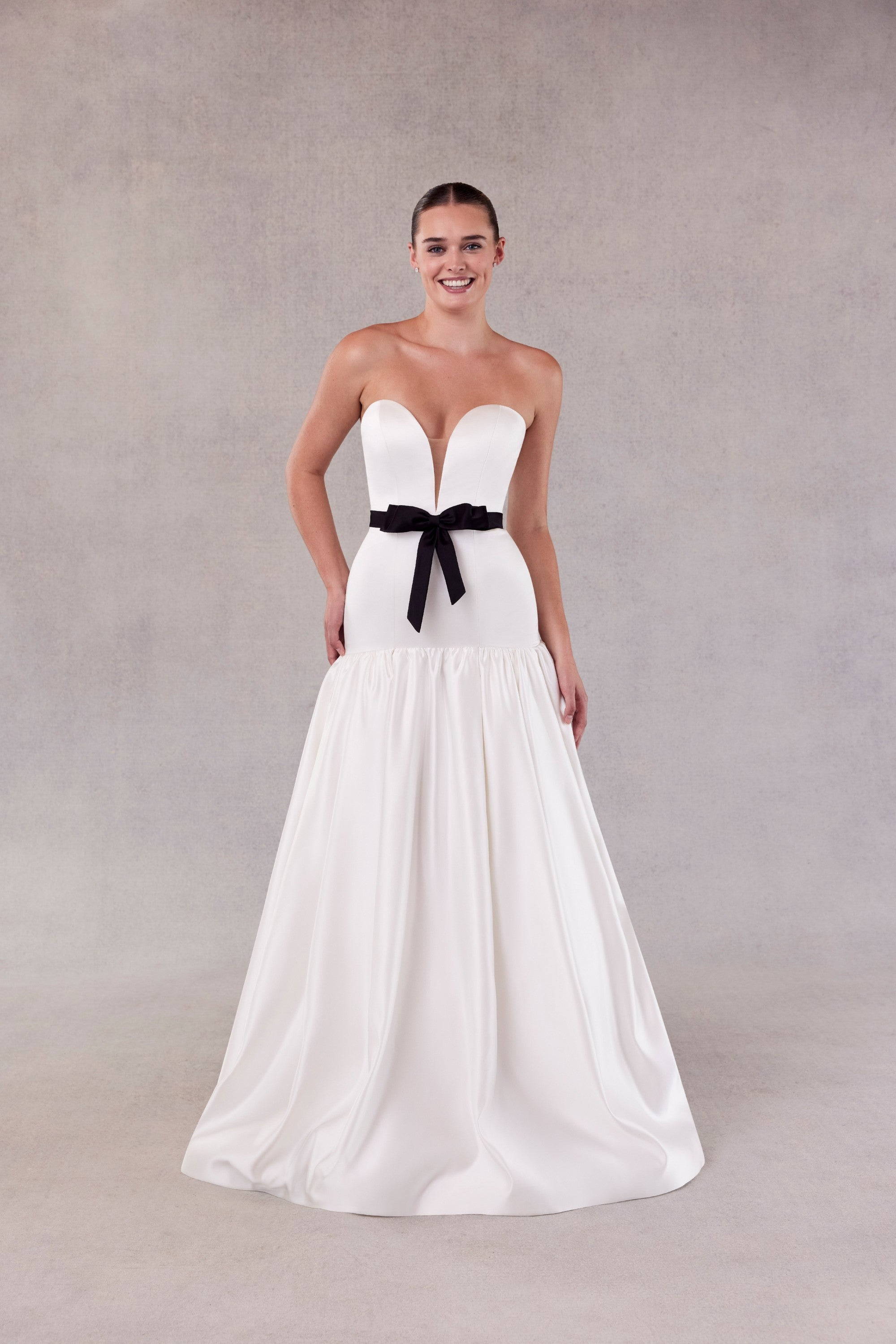 Simone Wedding Dress Morilee 2744_IvoryBlack_0005