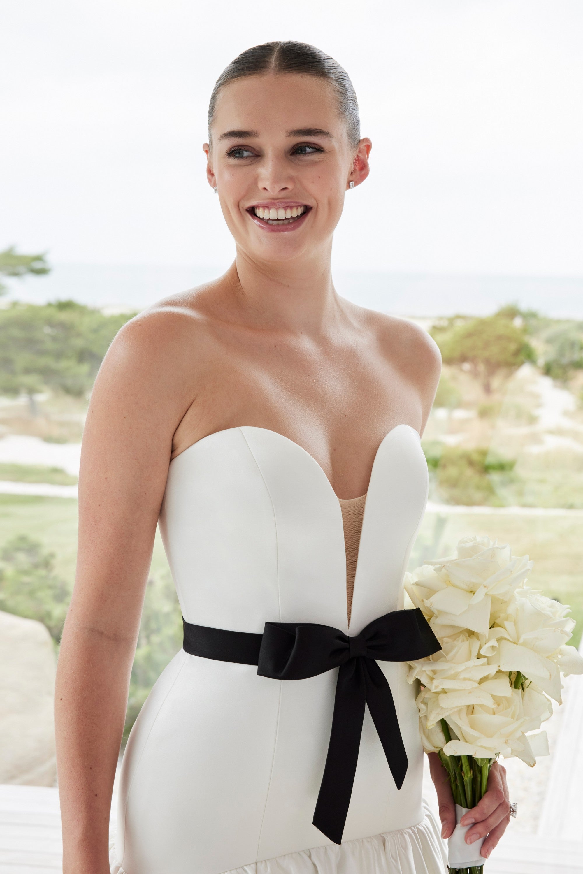Simone Wedding Dress Morilee 2744_IvoryBlack_9179