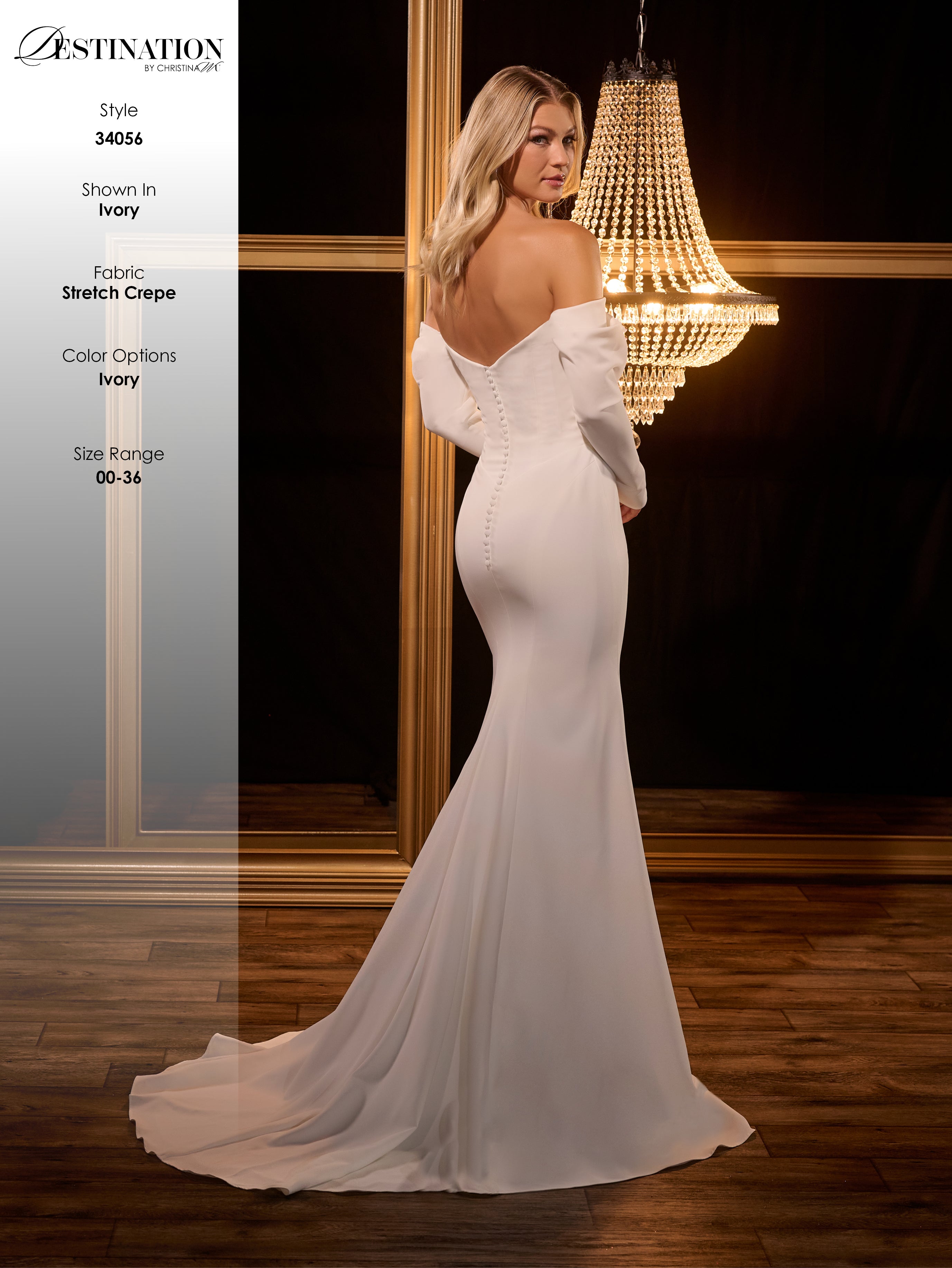 34056 Amore Gowns 34056_4_Ivory