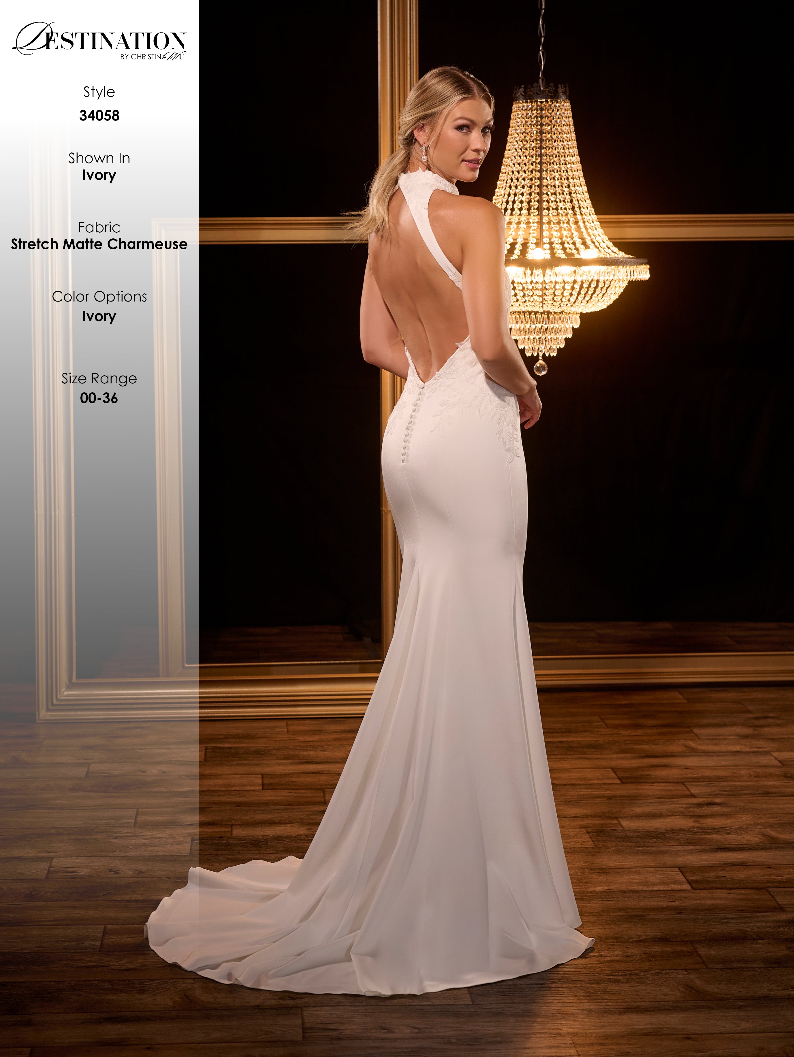 34058 Amore Gowns 34058_8_Ivory