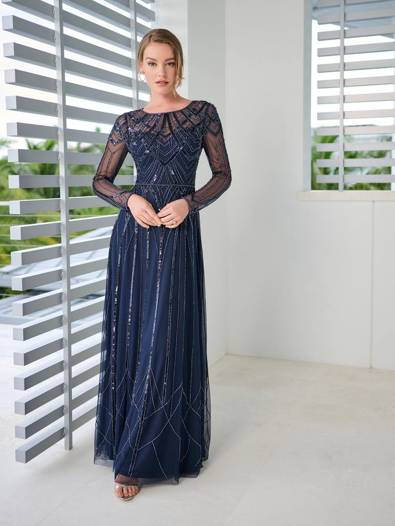 40467 Amore Gowns 40467_Navy_1-769x1024