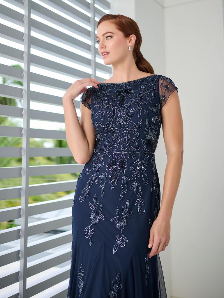 40477 Amore Gowns 40477_Navy_3-769x1024