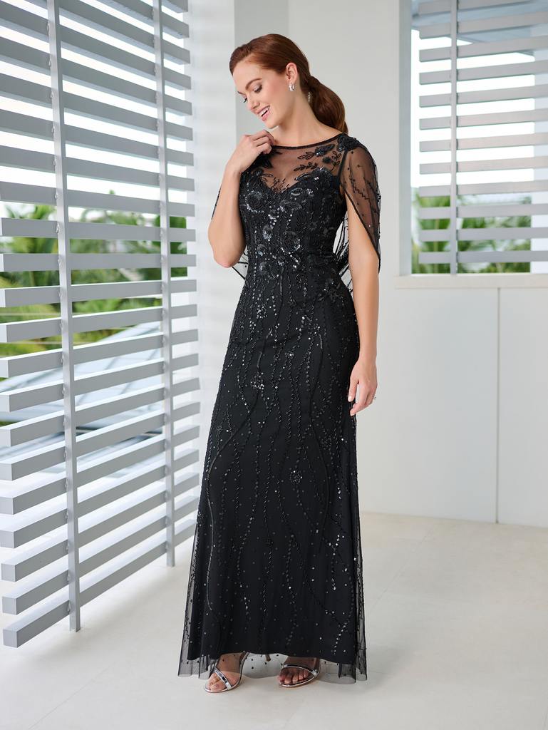 40484 Amore Gowns 40484_Black_1-769x1024