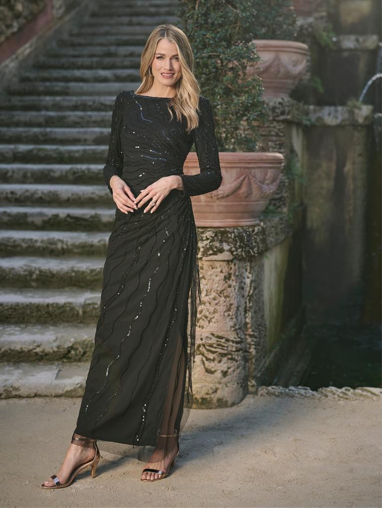 40495 Amore Gowns 40495_3_Black-1-769x1024