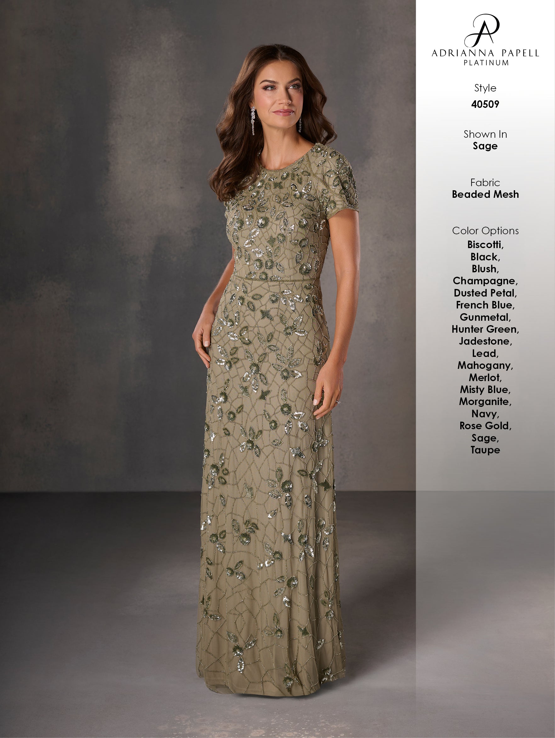 40509 Amore Gowns 40509_7_Sage