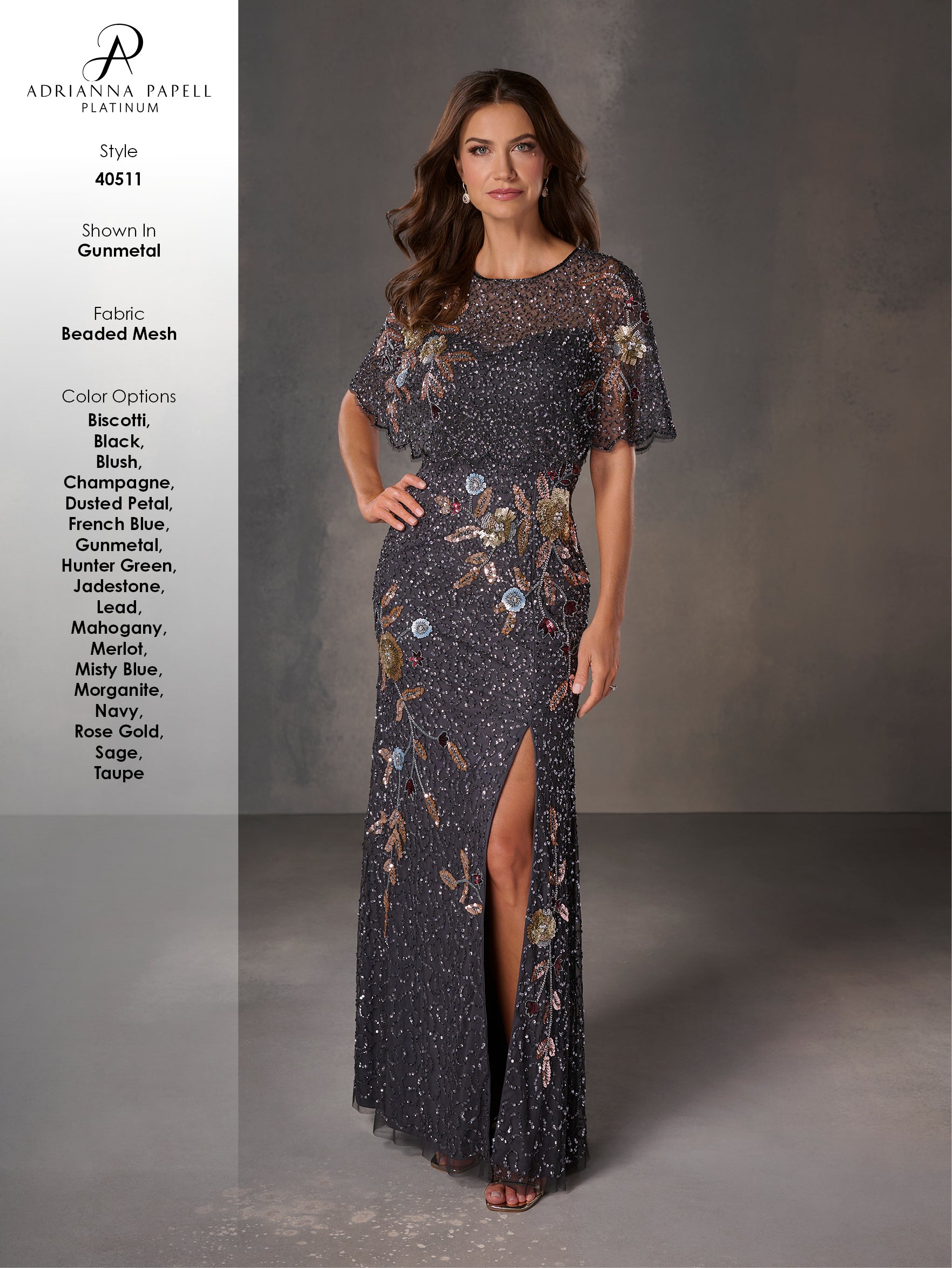 40511 Amore Gowns 40511_16_Gunmetal