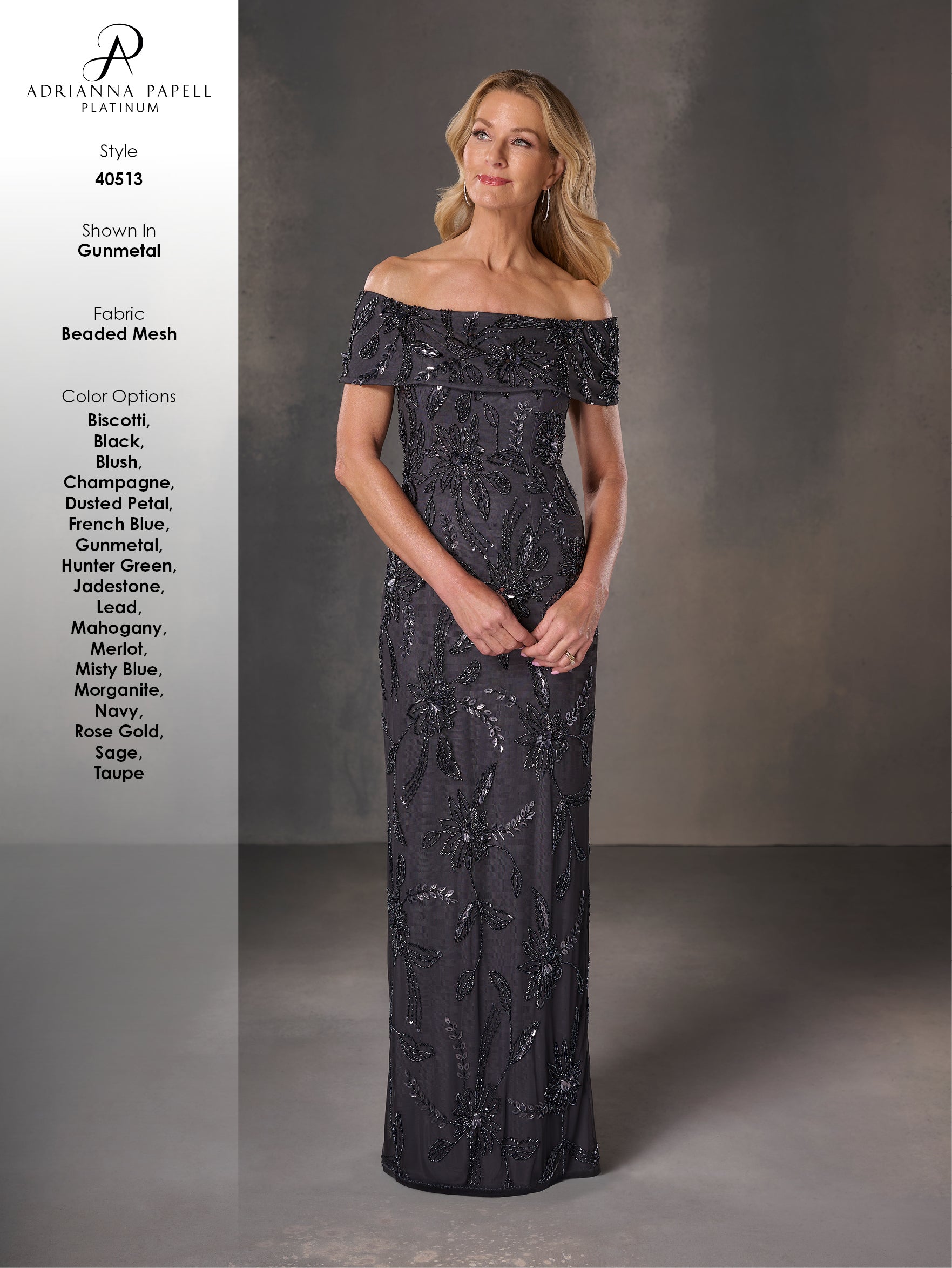40513 Amore Gowns 40513_25_Gunmetal