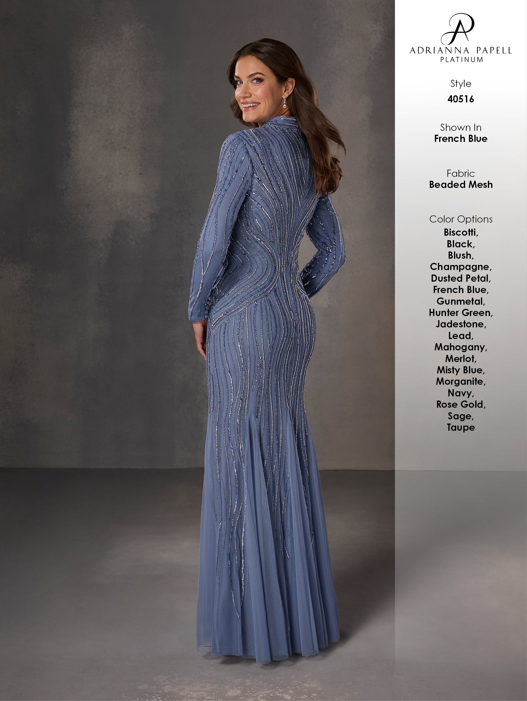 40516 Amore Gowns 40516_36_FrenchBlue_02395156-eb3c-4a20-8723-bb5ecf4d880a