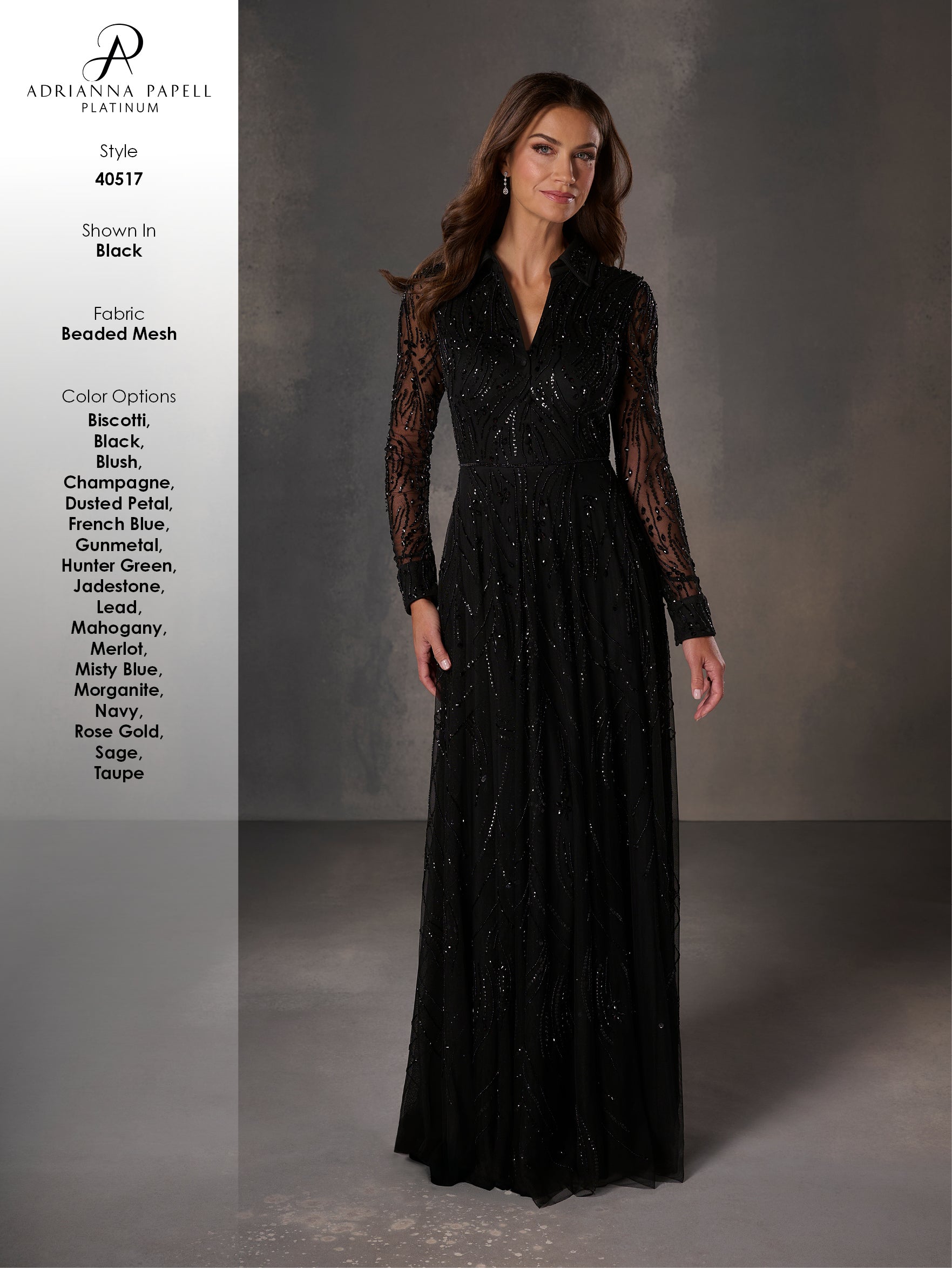 40517 Amore Gowns 40517_42_Black