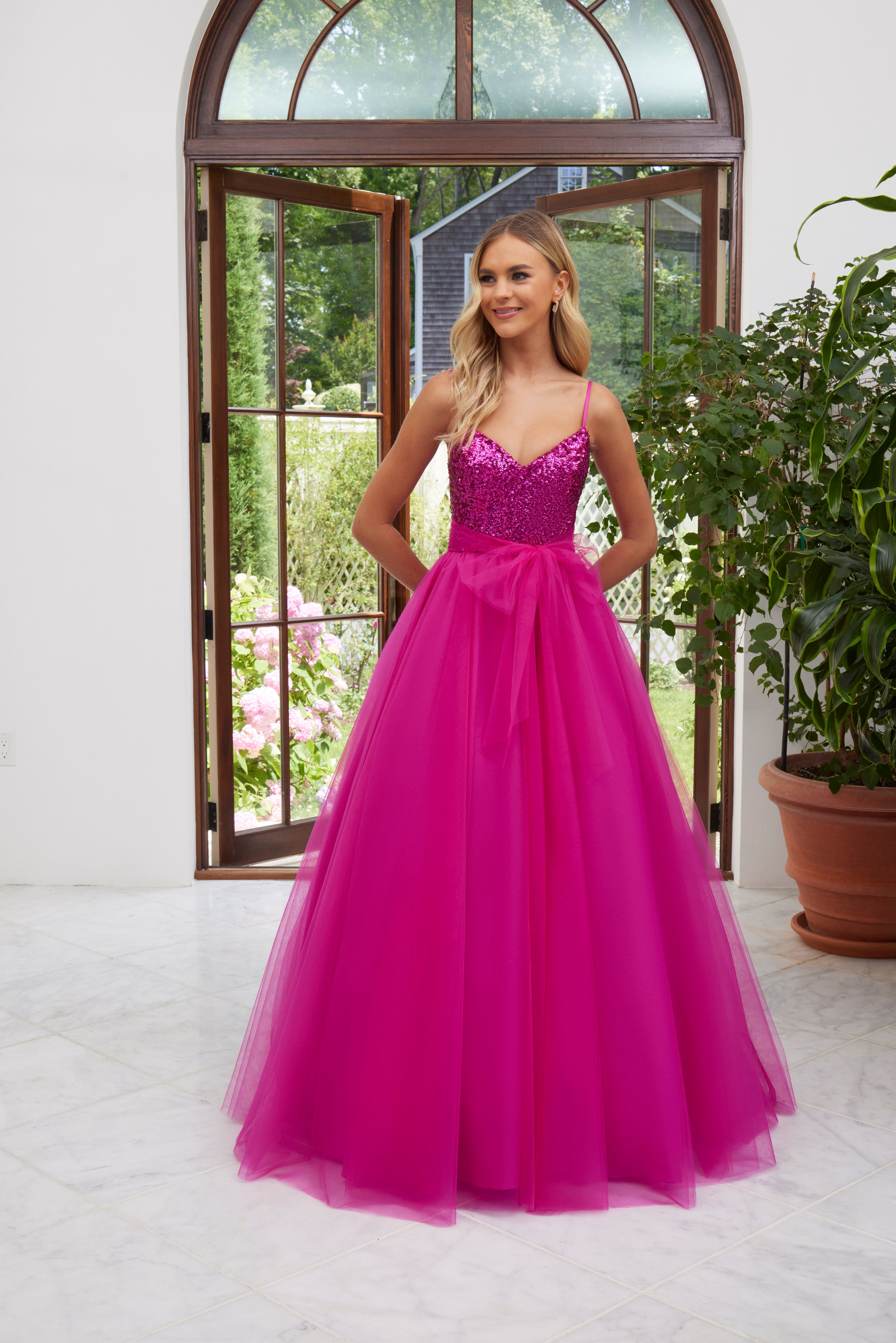 49115 Amore Gowns 49115__P1244__NewFuchsia_0042