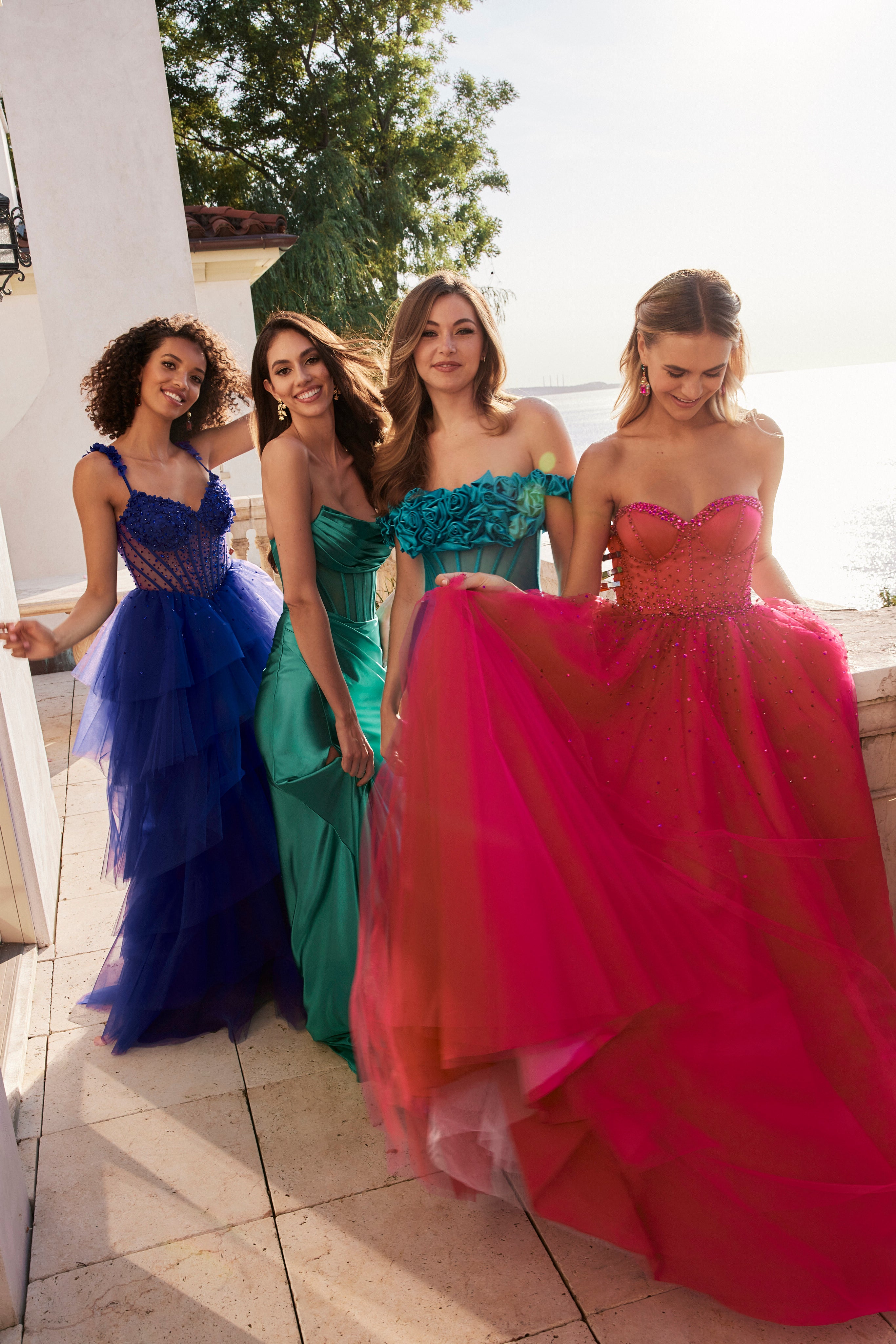 49169 Amore Gowns 49169__P1219__Green_49171__P1269__Turquoise_49100__P1251__NewFuchsia_49181__EVE317__Royple_0428