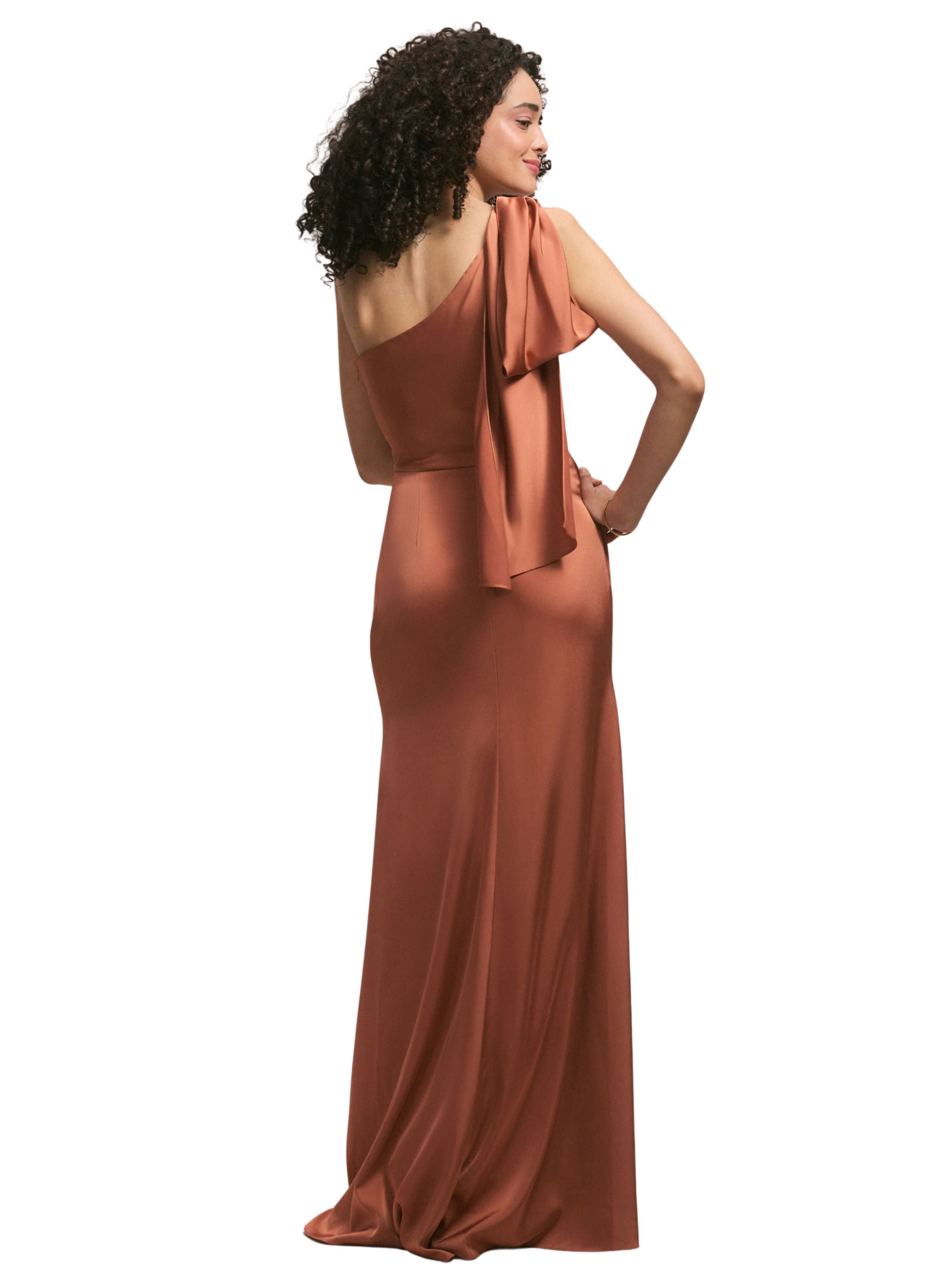 Draped Faux Wrap One Shoulder Bridesmaid Dress Amore Gowns 4_52286cb5-91d4-4eb3-9306-1c4d2ce10b3b