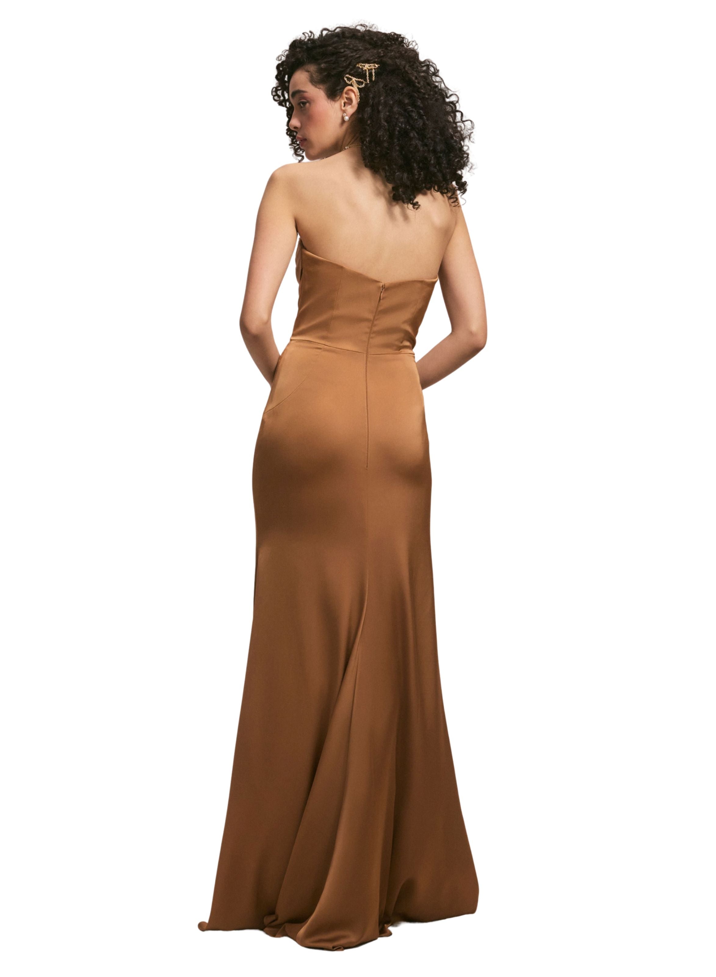 Sweetheart Seam Draped Luxe Satin Bridesmaid Dress Amore Gowns 4_75d0f3c1-c8f0-41e8-852a-050436438b6a