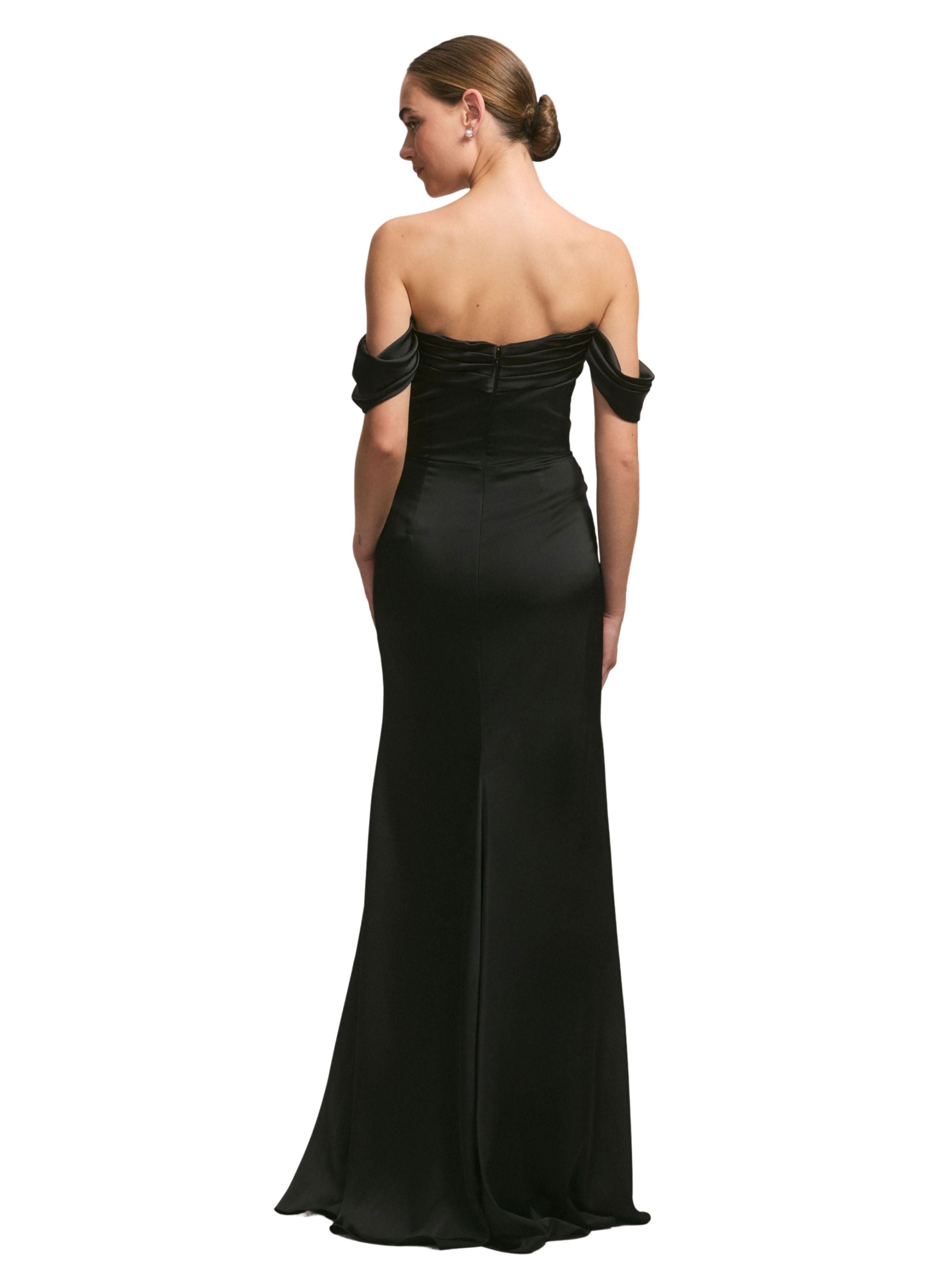 Draped Sweetheart Luxe Satin Bridesmaid Dress with Detachable Long Sleeves Amore Gowns 4_f388fad3-c4c0-4001-975e-c988c2cdcb7e