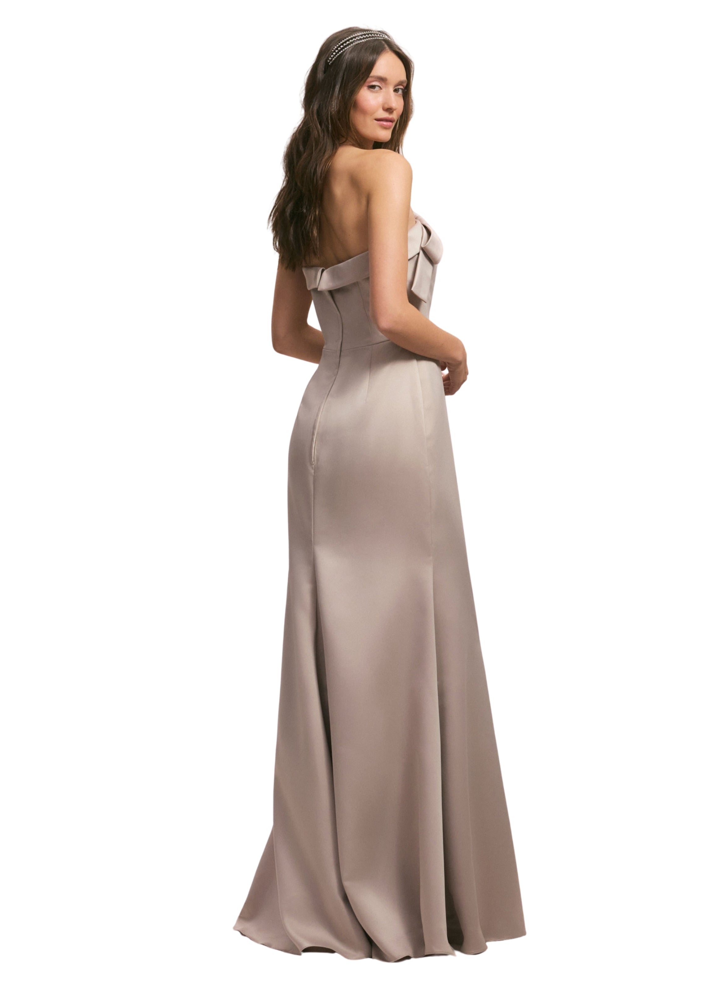Strapless Satin Bridesmaid Dress with Bow Amore Gowns 4_feb892ec-9d9e-443f-92bd-a28d55cce6d6