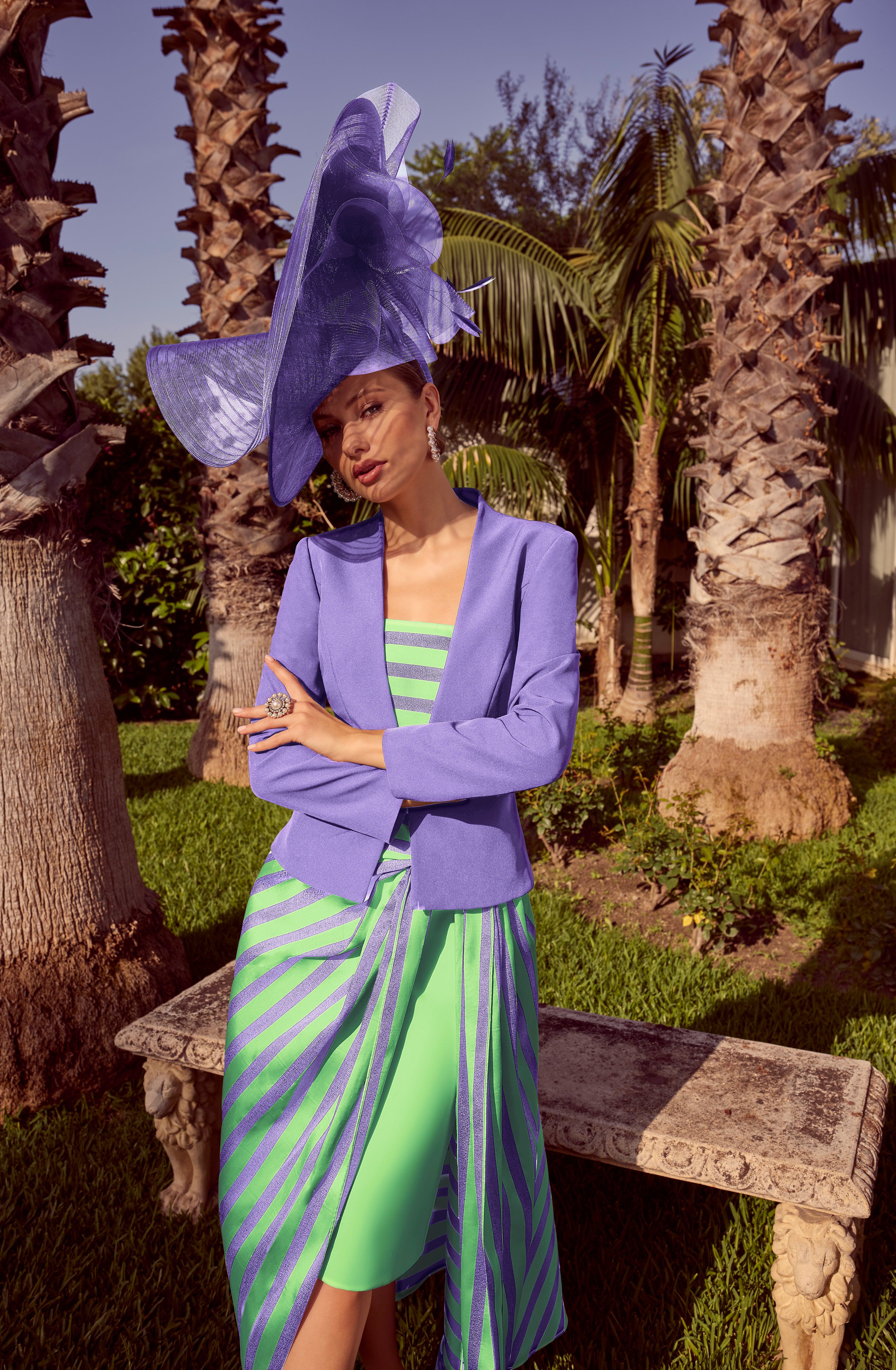 SHOT01 Lavender Amore Gowns SHOT01_992401_Lavender_LimeStripe